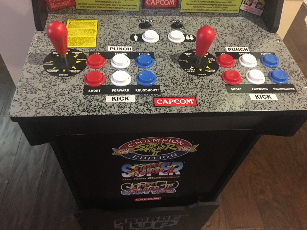 IN STOCK Red Bat Top Joystick Handles Top for Arcade1up Street Fighter Rampage