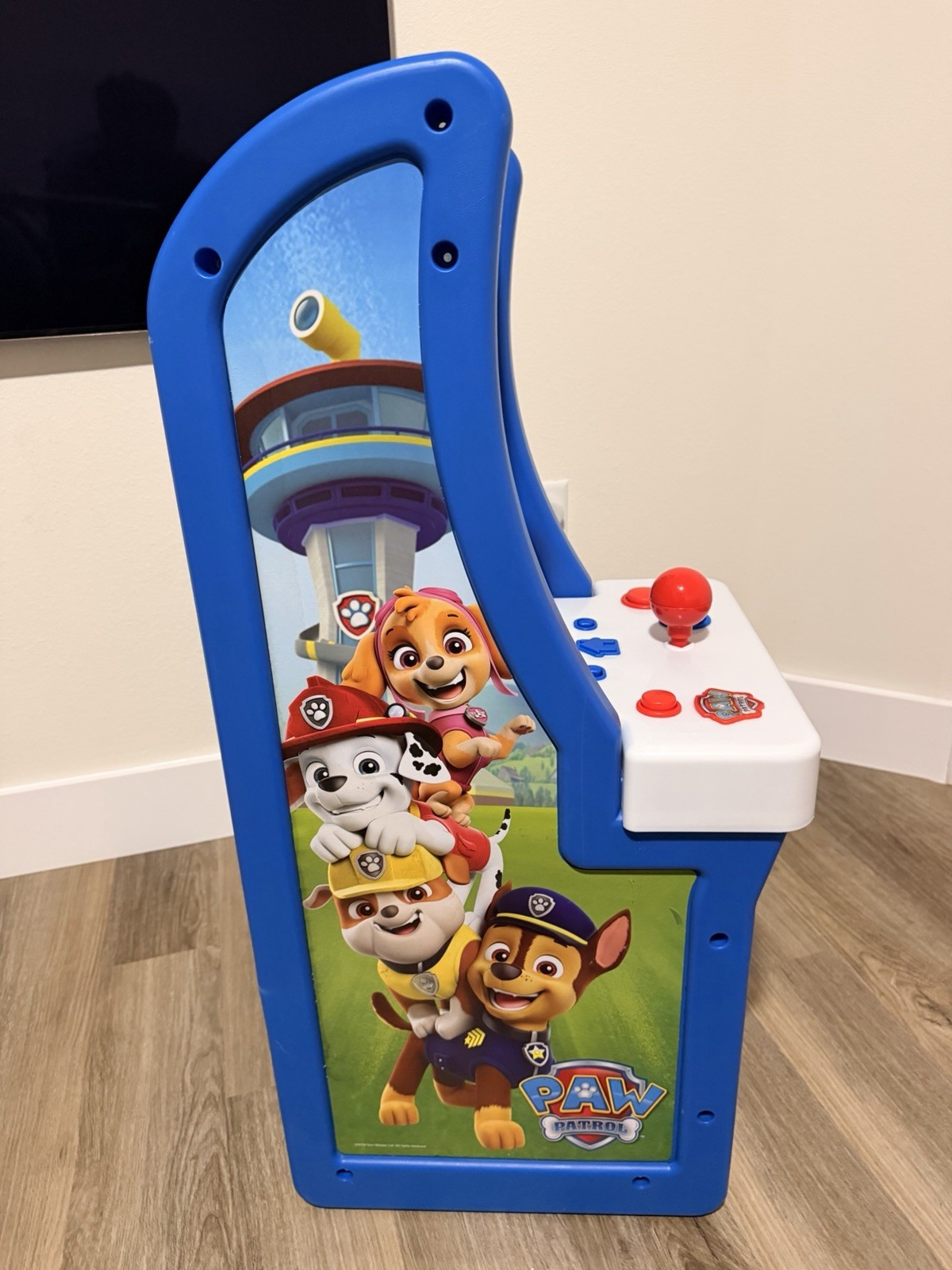 ARCADE 1UP PAW PATROL JR ARCADE GAME W/STOOL – EXCELLENT CONDITION! 🐶🚓🔥