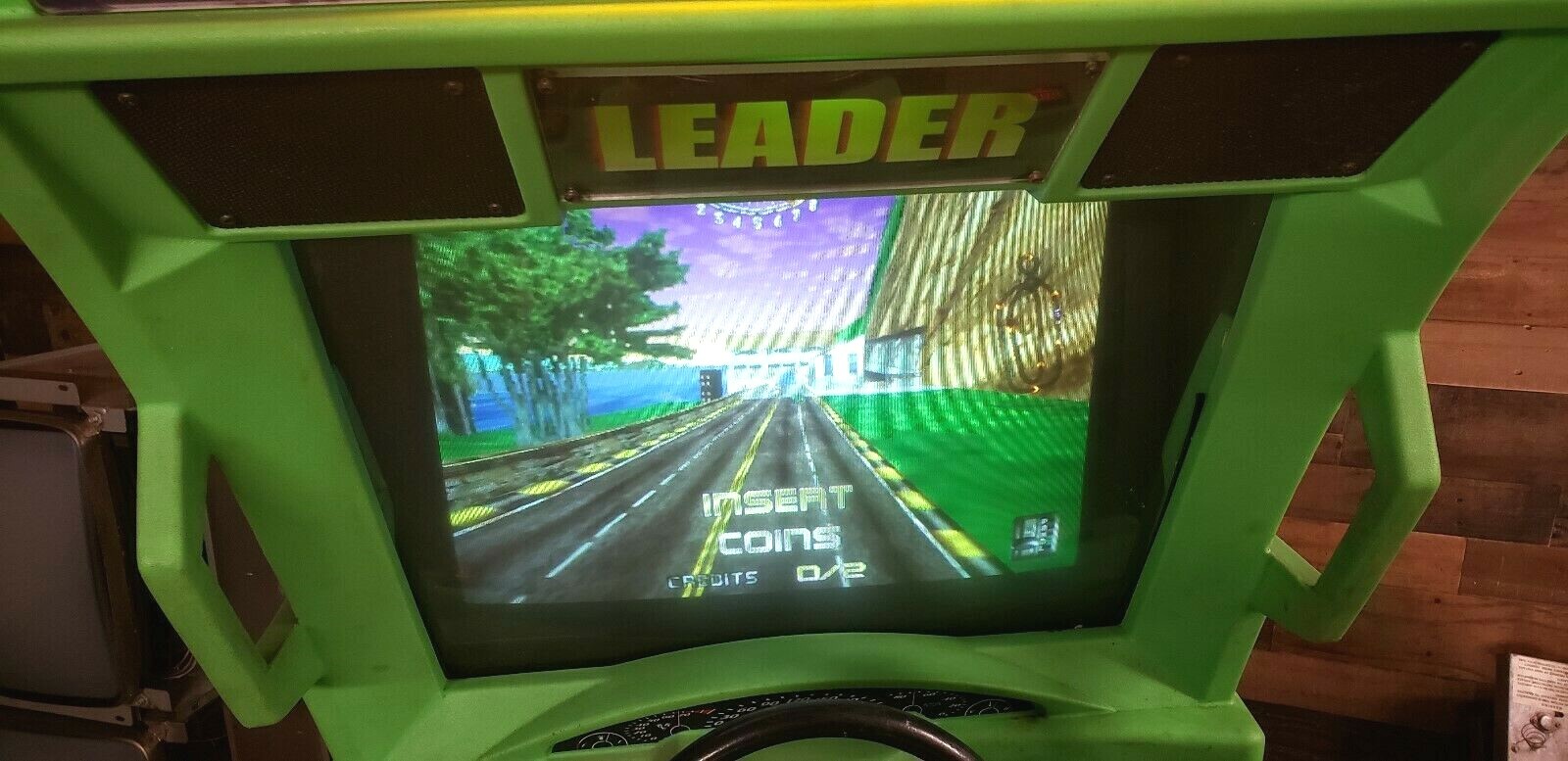 Rush the Rock Sit Down Driver Video Arcade Game, Atlanta, Working (#317)