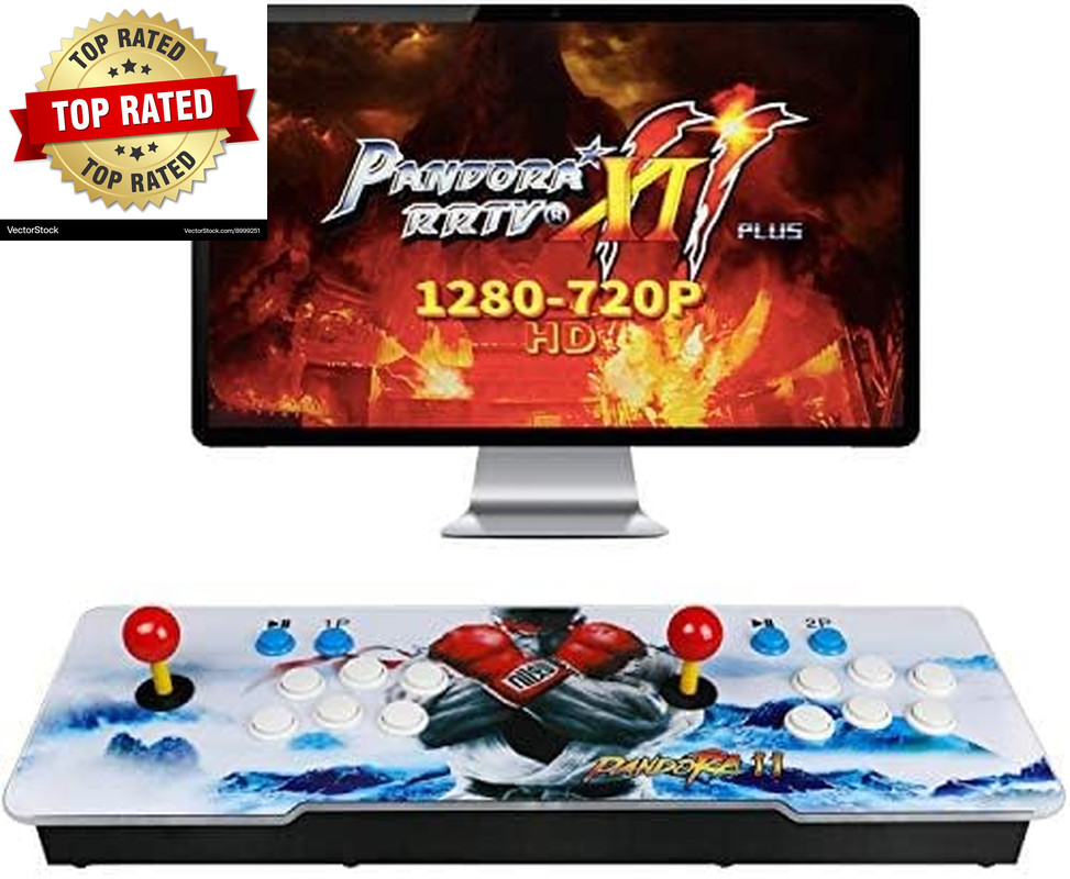 30000 Classic Arcade Game Machine 2 Players Box 11 1280X720 Full HD