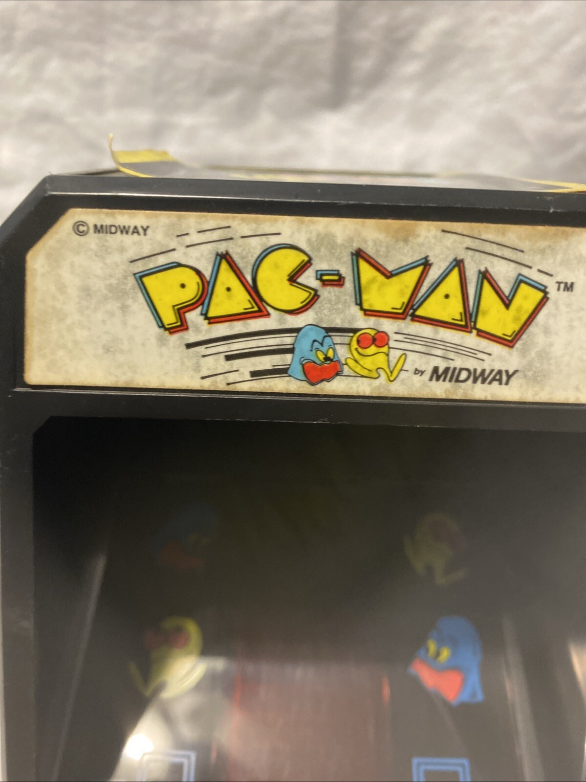 COLECO Mini Arcade PAC-MAN Video Game Tabletop Midway Vintage Vtg TESTED WORKS