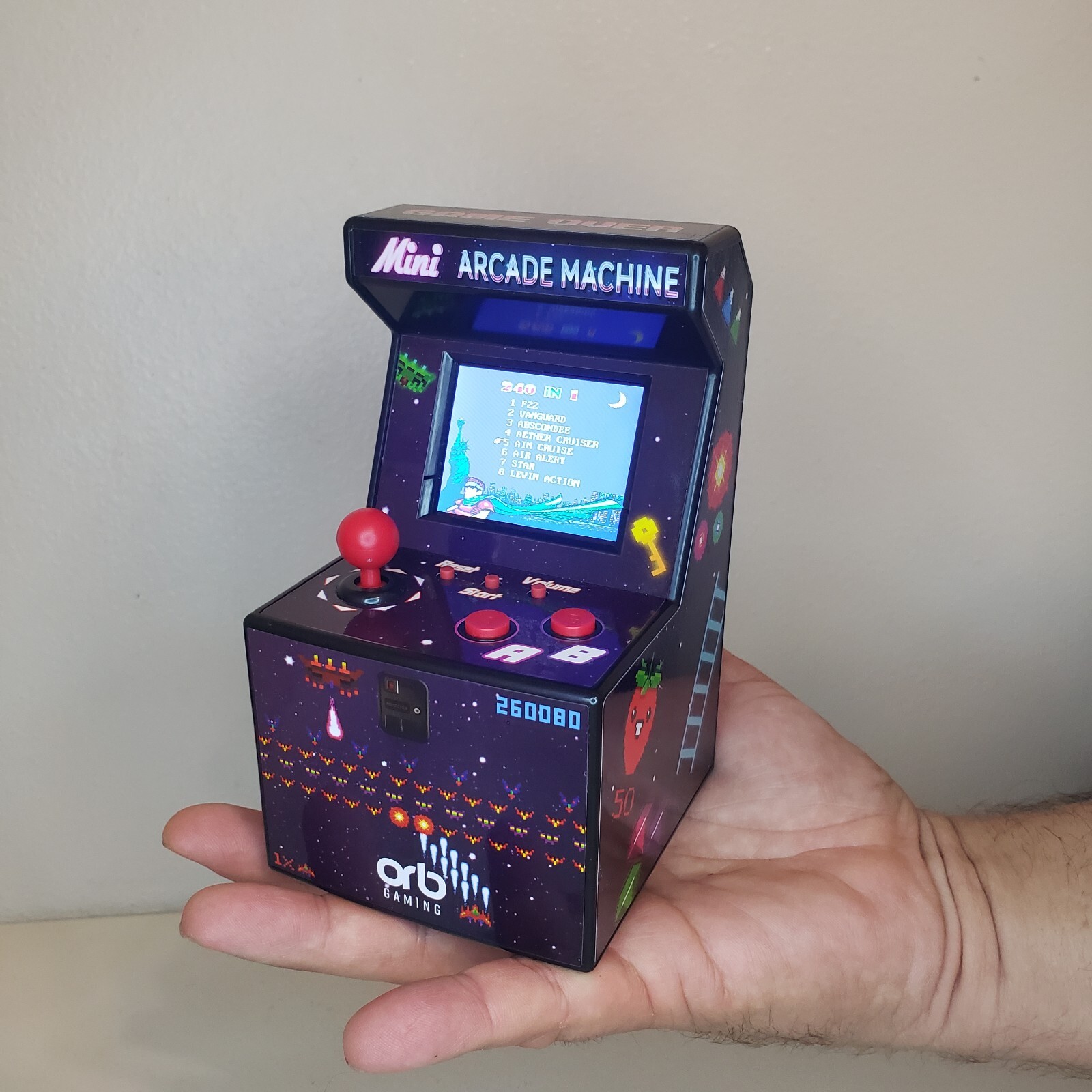 It’s A Fun Orb Gaming Game Over Mini Arcade Machine With 240 Games Tested Works
