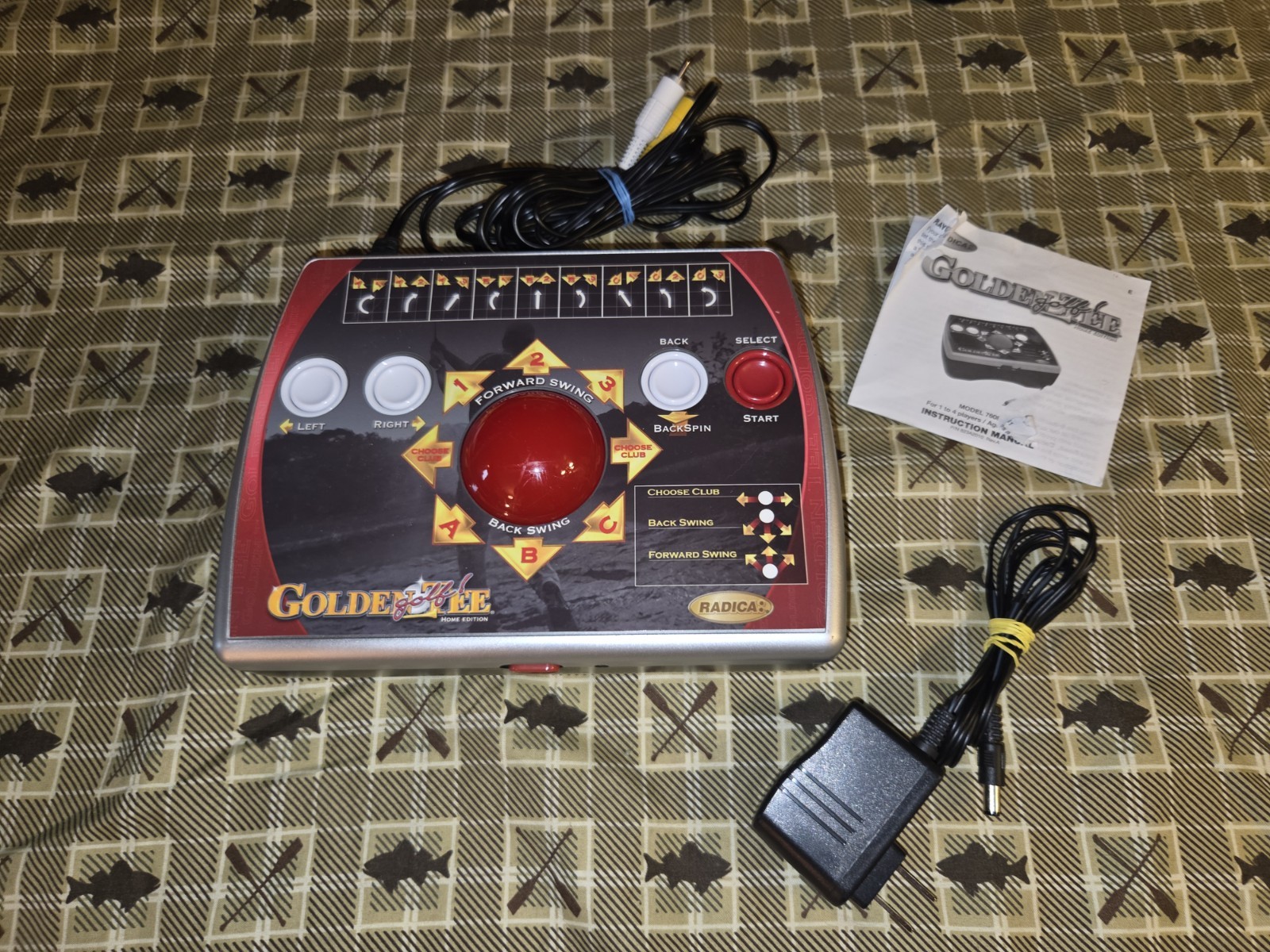 Golden Tee TV Plug & Play Arcade Golf Home Edition Radica 2005 TESTED