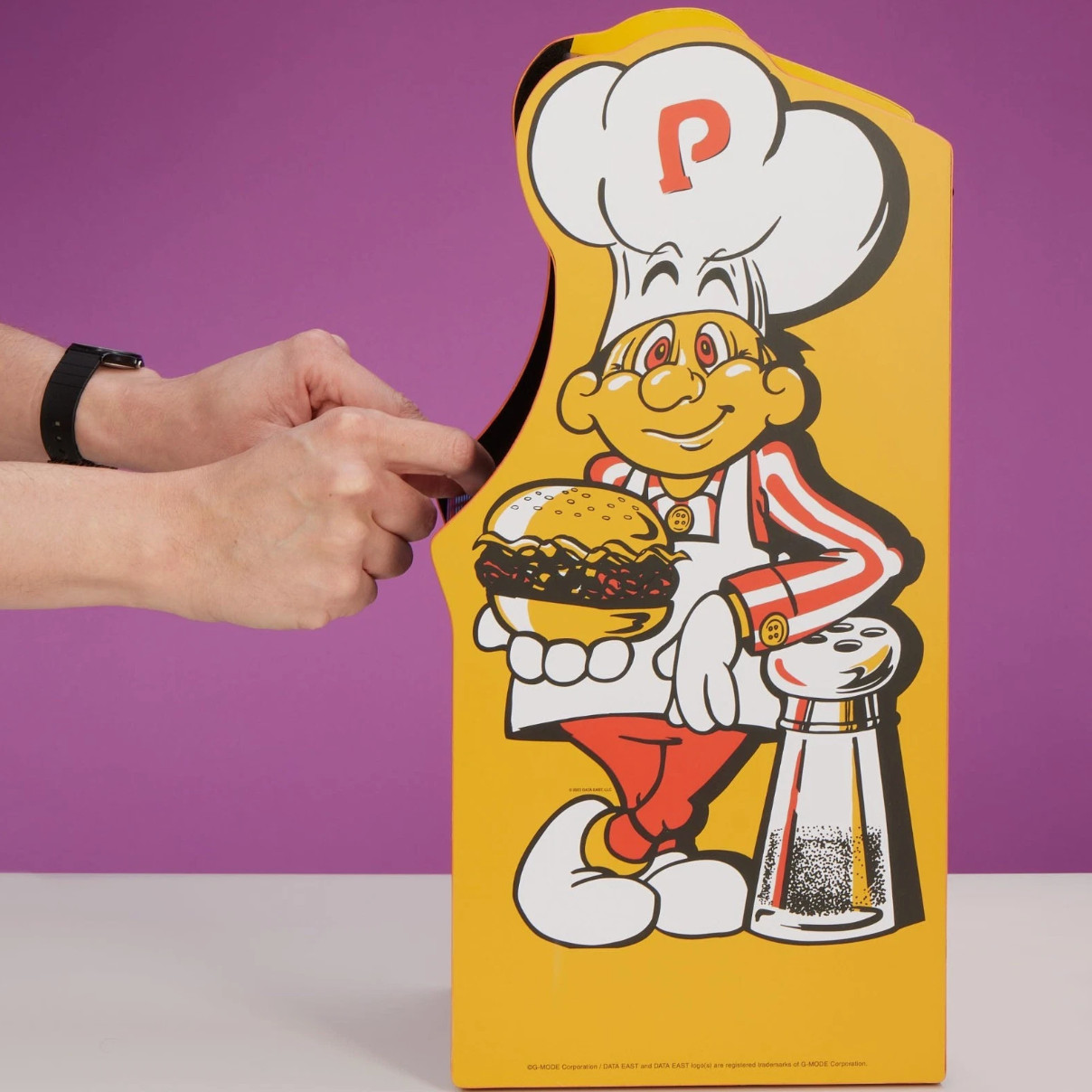 Numskull Quarter Arcades Burger Time Collector’s Edition Mini Arcade – Retro 1/4