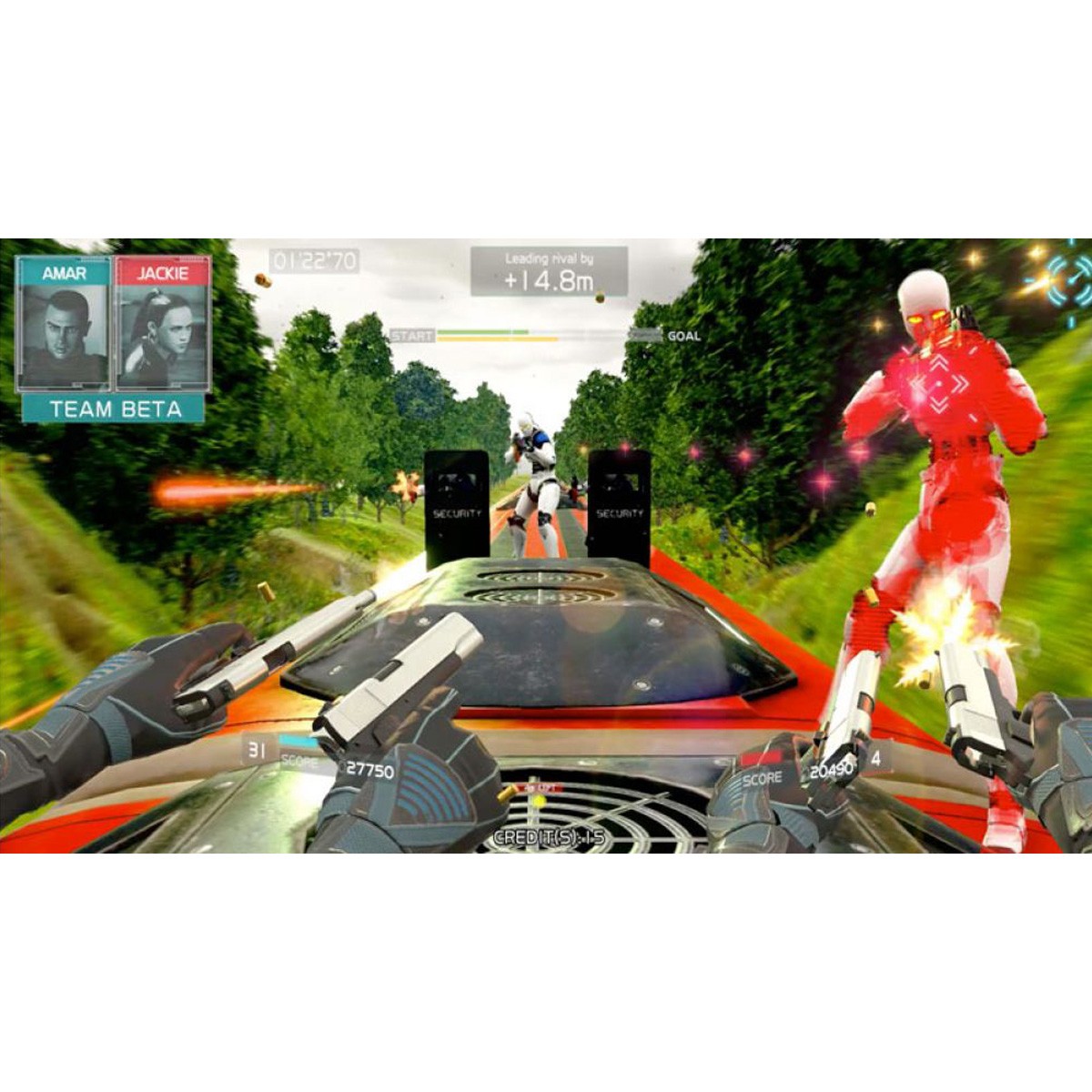 SEGA Mission Impossible Deluxe Arcade Gun Shooting Video Game – 4 Players