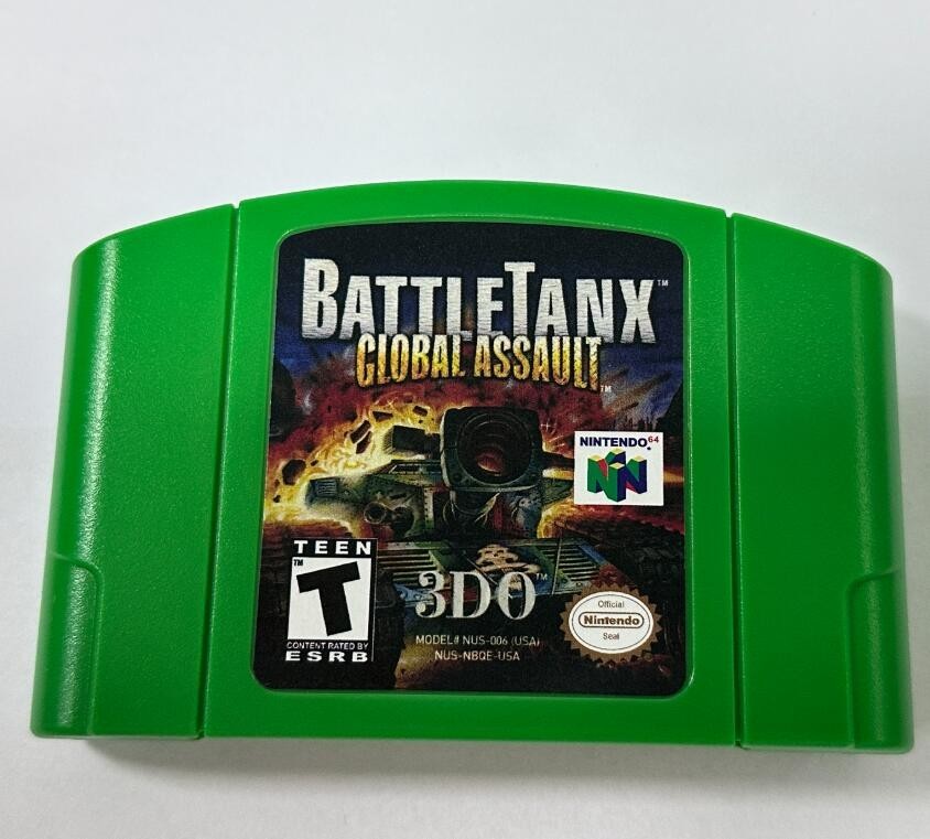 N64 Game BattleTanx- Global Assault