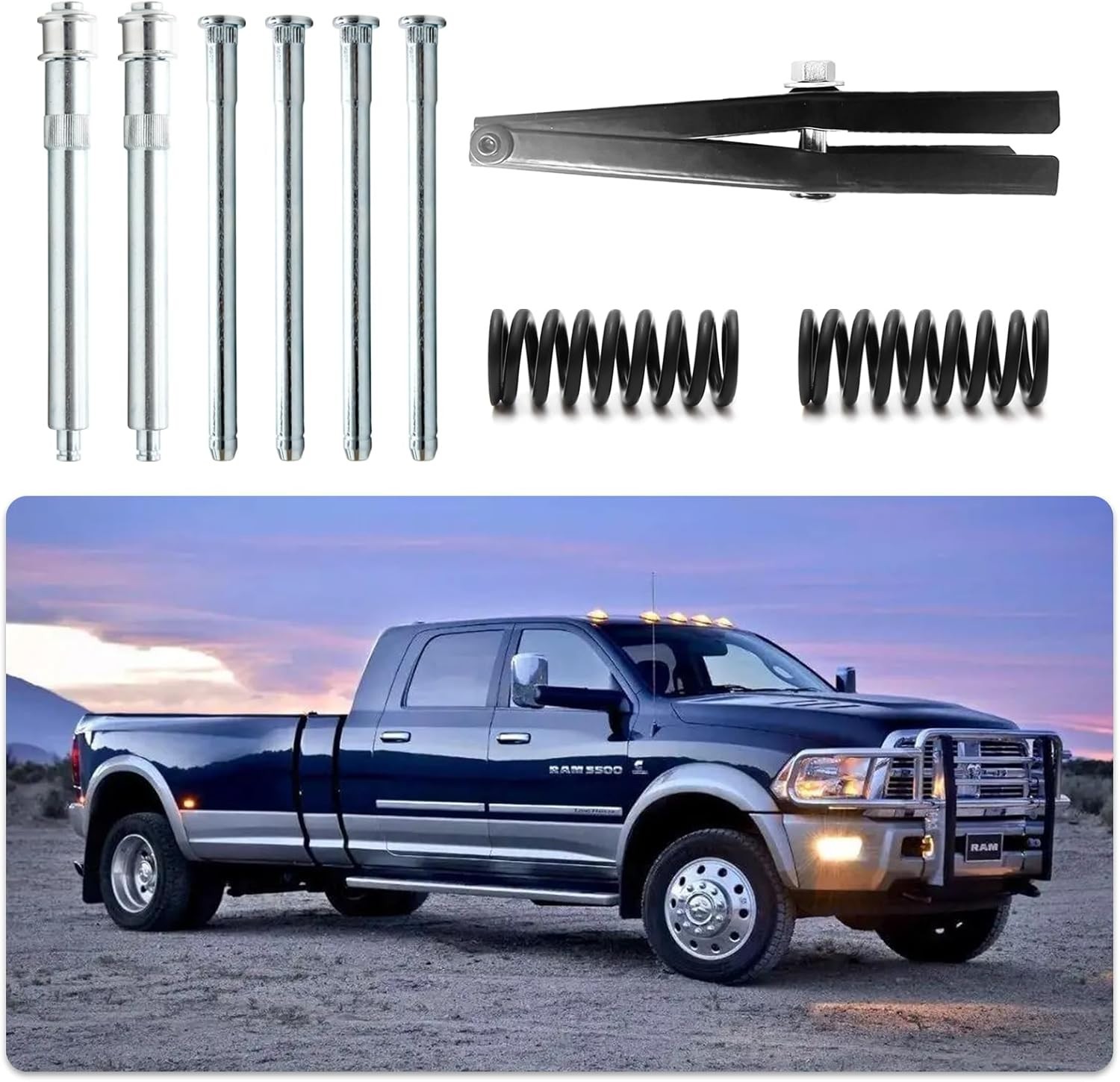 Complete Door Hinge Roller Pin & Bushing Kit for 1988-1999 Chevy/GMC Trucks