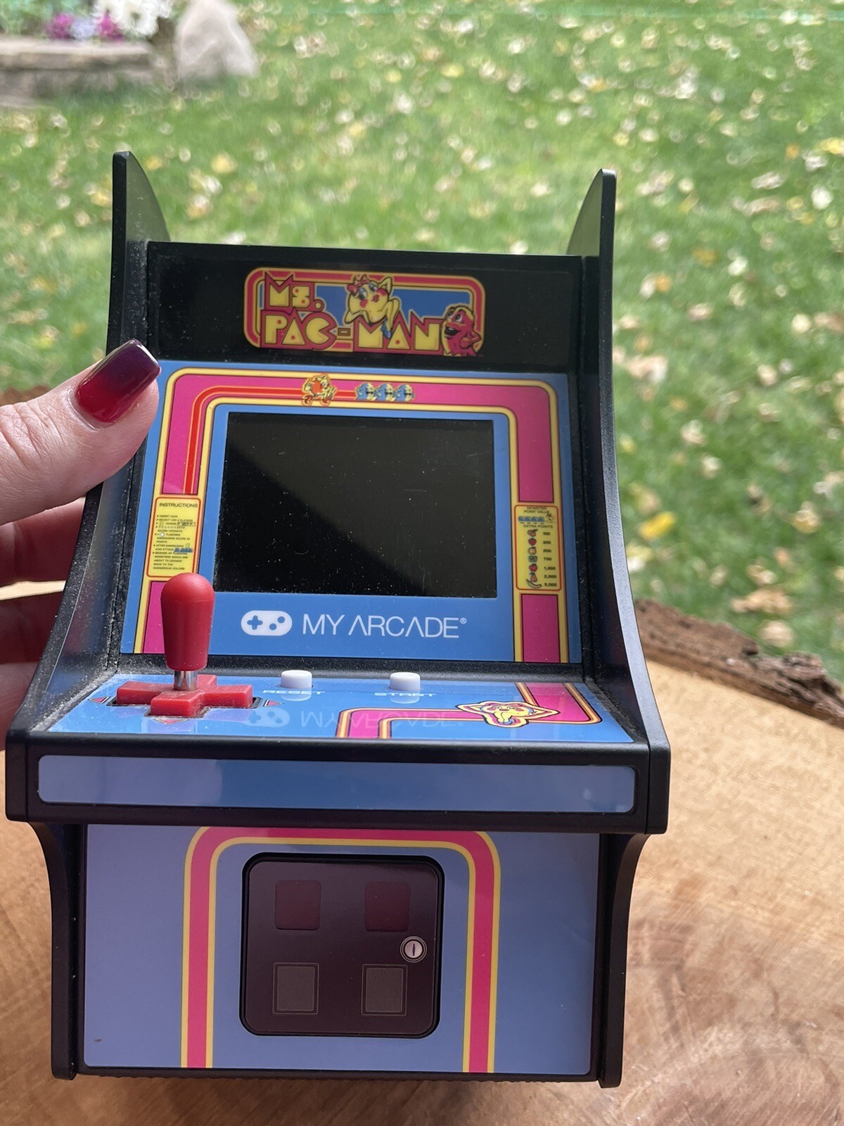 My arcade mini Ms PAC~Man NEW Bandai Namco/ Comes W/ Usb Cable- No Box