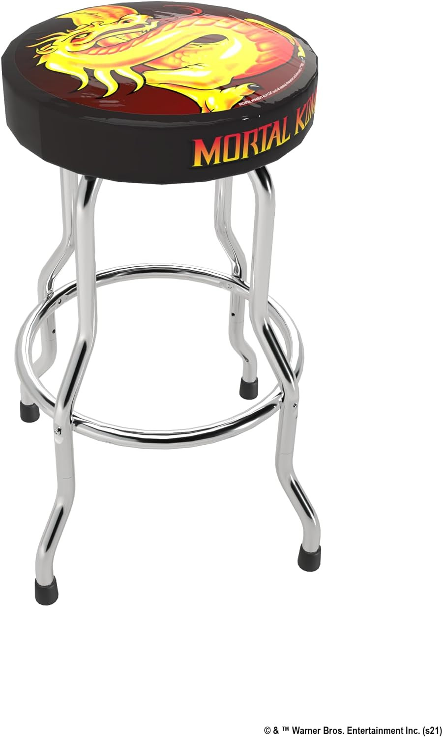 Arcade 1Up Midway Legacy Adjustable Stool Official Licensed Chrome Arcade Seat
