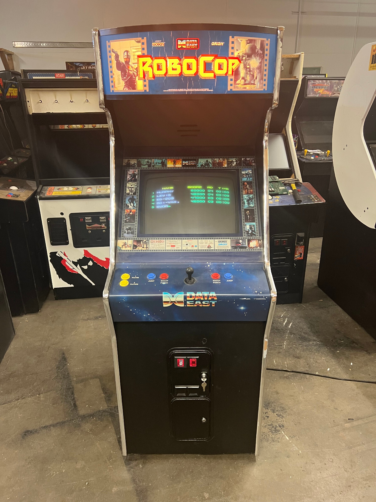 ROBOCOP ARCADE MACHINE by DATAEAST 1988 (Excellent Condition) *RARE*