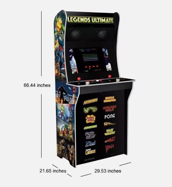 AtGames Legends Ultimate HD Home Arcade includes extra cabinet art