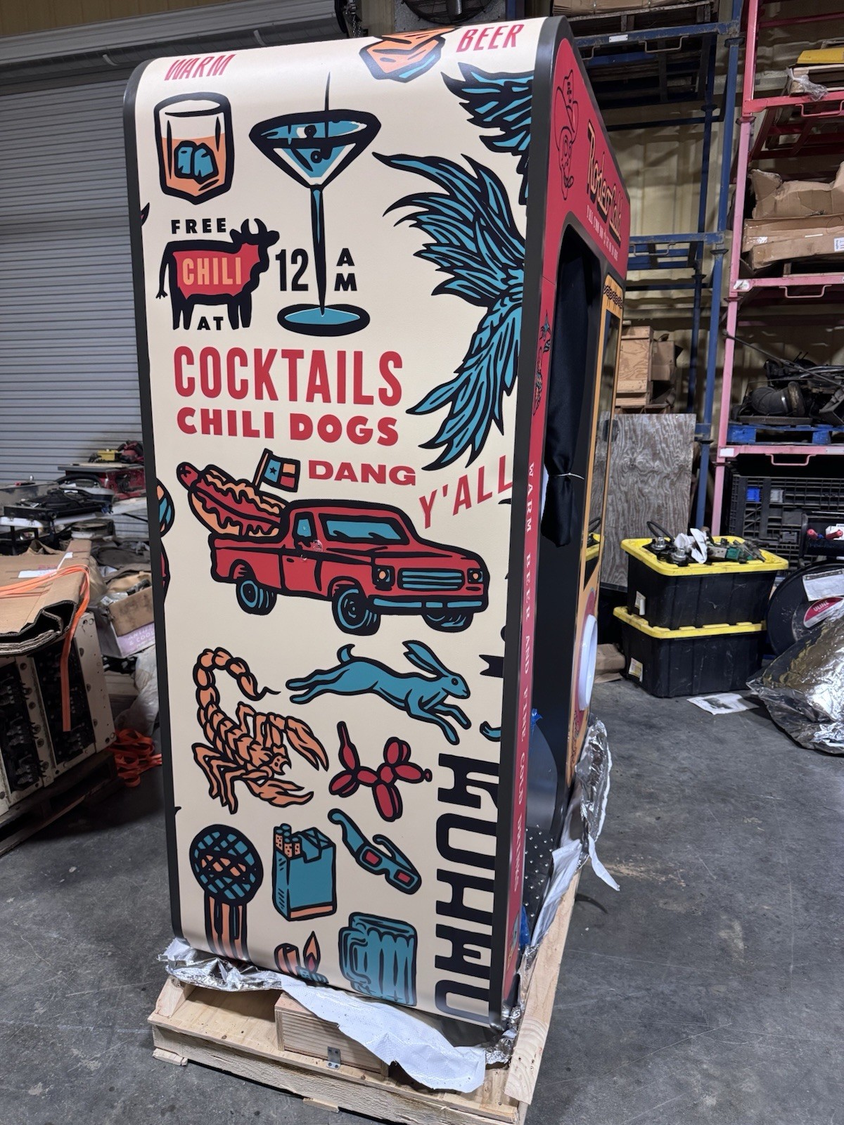 Face Place Photoma Photo Booth Rodeo Cold Theme Slight Shipping Damage