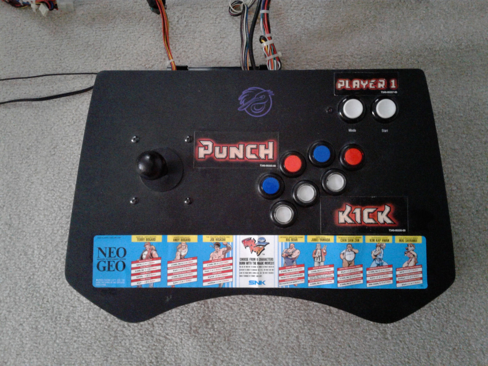 Used, custom built JAMMA arcade supergun for PCB boards – home arcade system