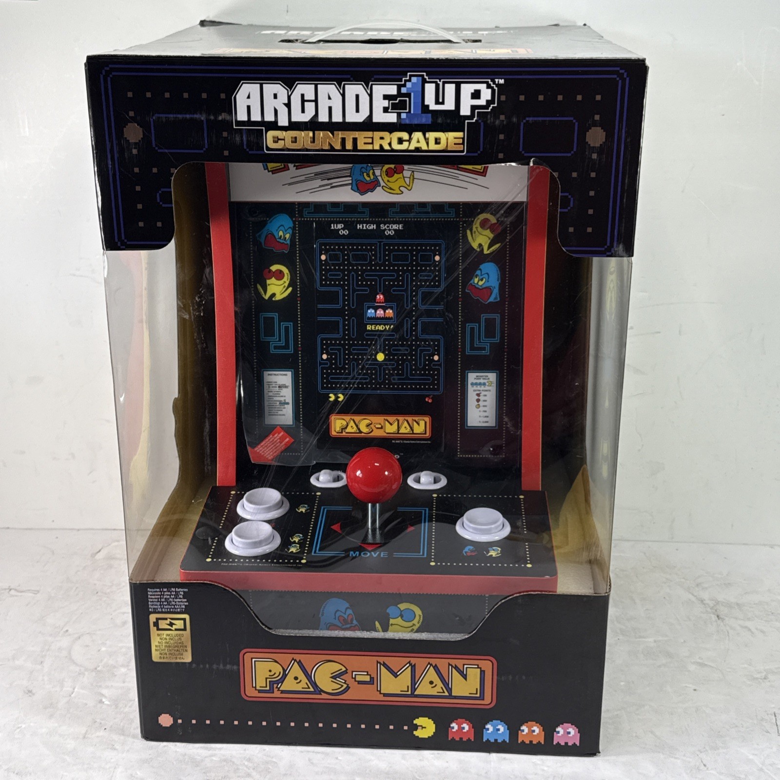 Arcade1Up PAC-MAN Countercade 3 Games in 1 Arcade Machine 13″ | NEW