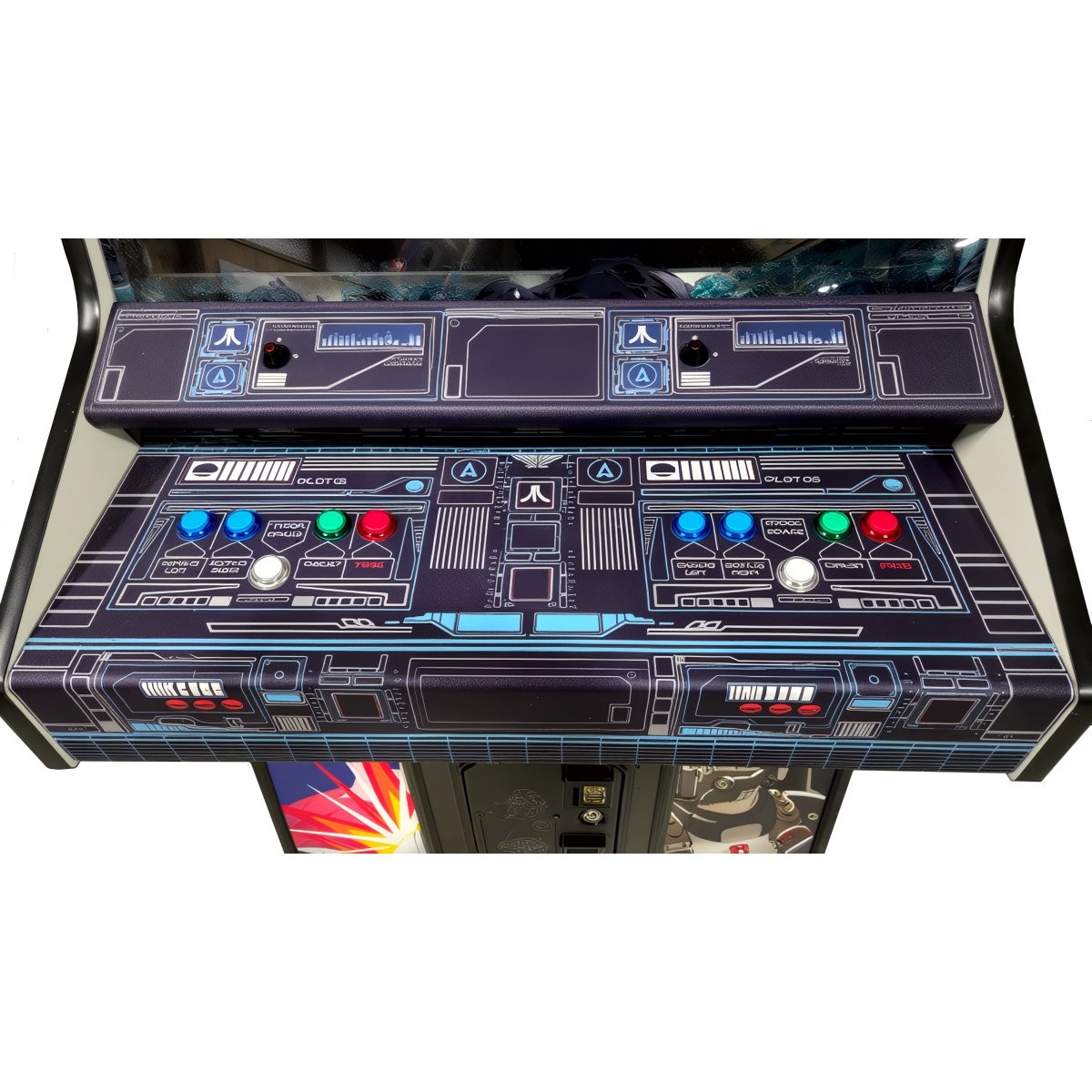 ALAN-1 Asteroids Recharged Pro Arcade Game – 2 Player