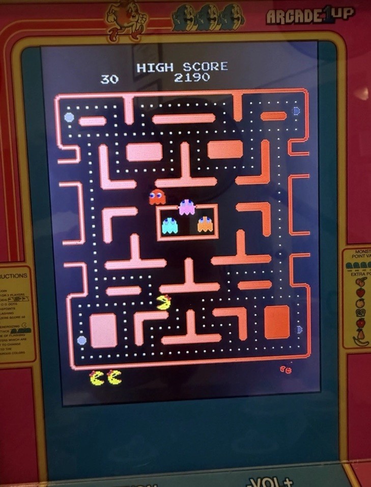 Arcade 1up 8261 Ms Pac-Man 4 In 1 Tabletop Arcade GameSystem 16″ WORKS PERFECT