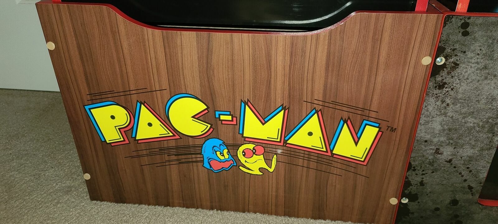 Arcade1up – Pacman or Ms Pac-man 40th Anniversary – Screw Hole Caps/Covers