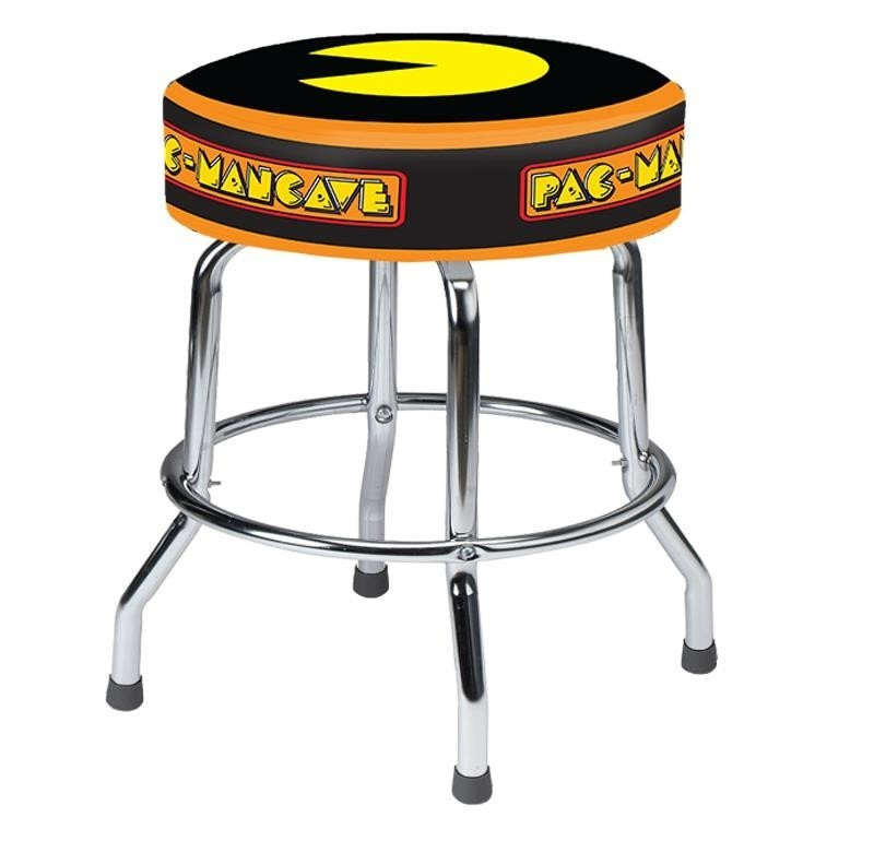 Pac-Man ManCave Logo 19″ Barstool