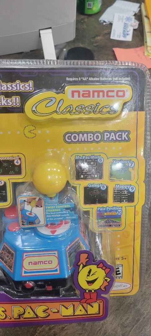 Pac-man Ms Pac-Man arcade joy sticks never opened or used