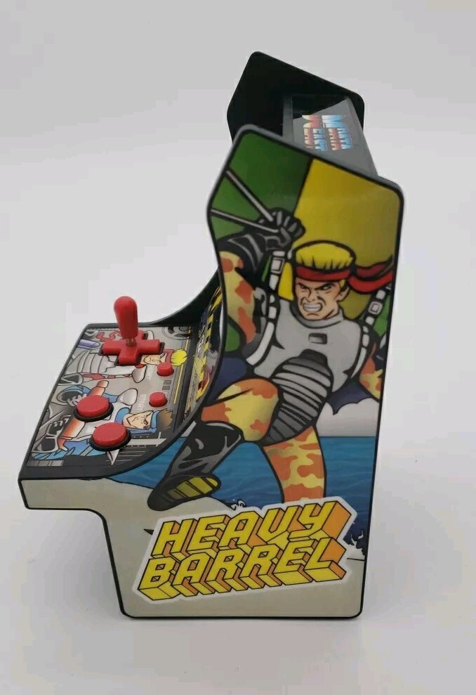 My Arcade DGUNL-3205 Heavy Barrel Micro Player Retro Arcade Machine 6” Game