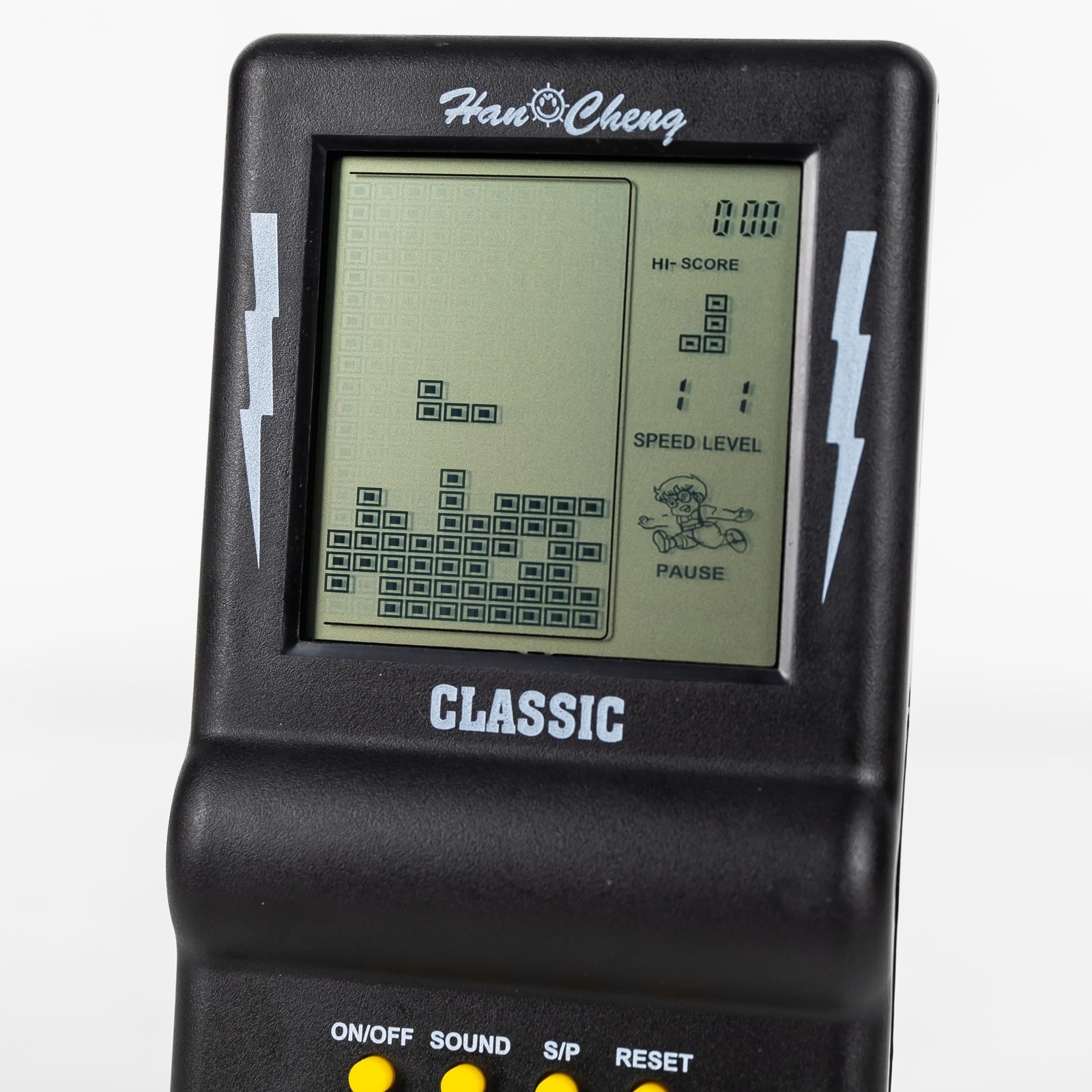 Desyeryamimi 3 Pcs Black Handheld Brick Game 7.28 x 3.15 x 0.79 inches,