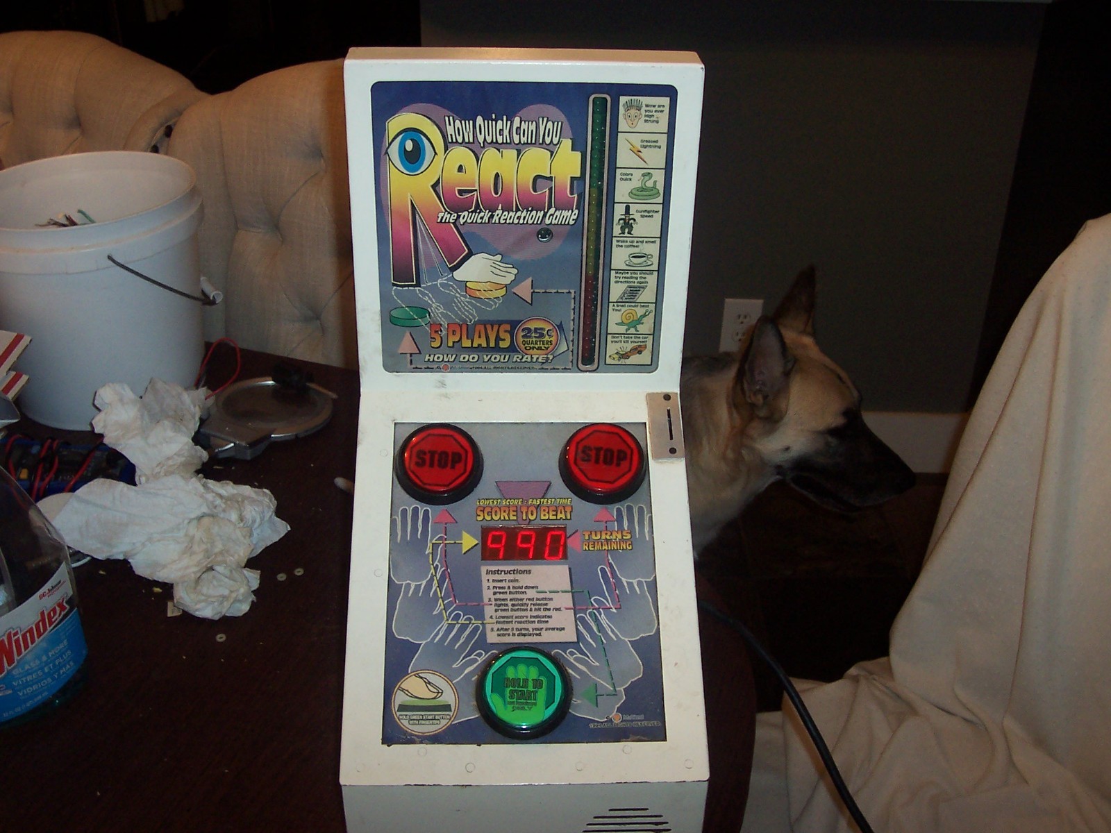 Mr Vend REACT Arcade 25 CENT MACHINE NOT WORKING CORRECTLY PLEASE READ!