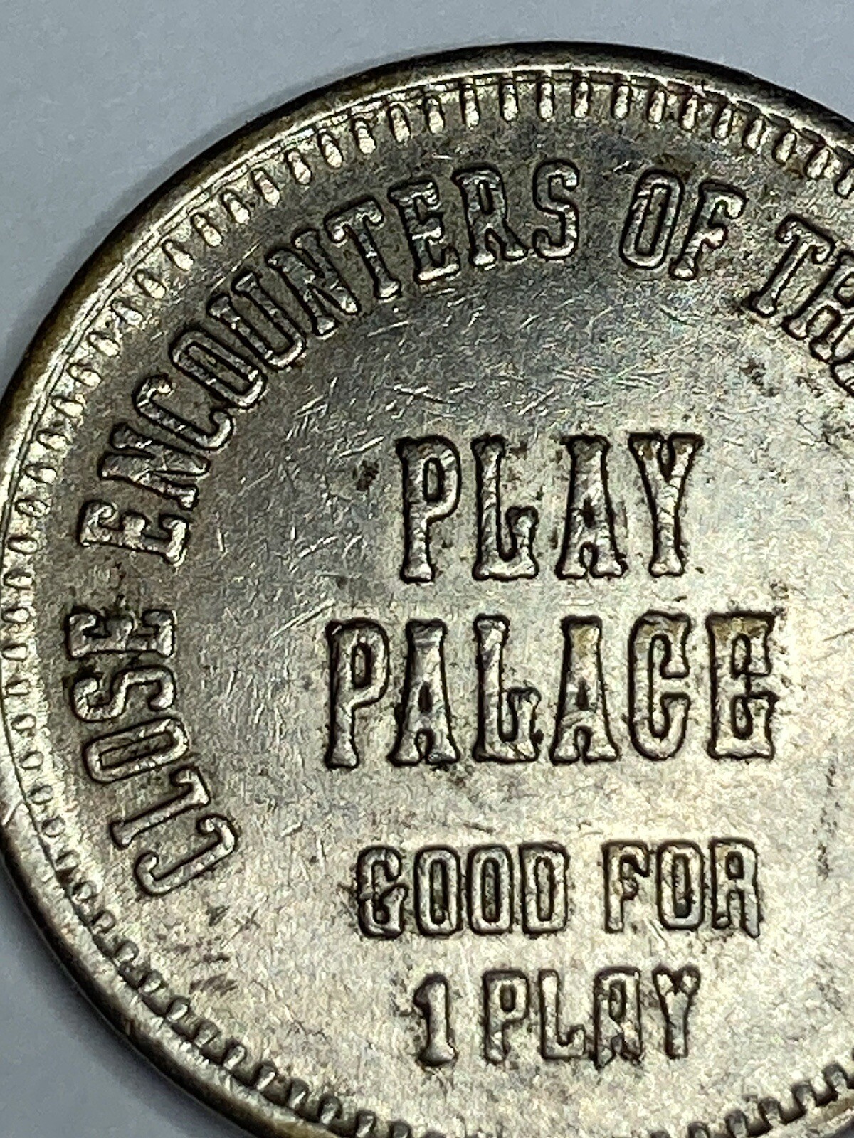 Play Palace Close Encounters of The Fun Kind Elkhart Indiana Arcade Token #rb1