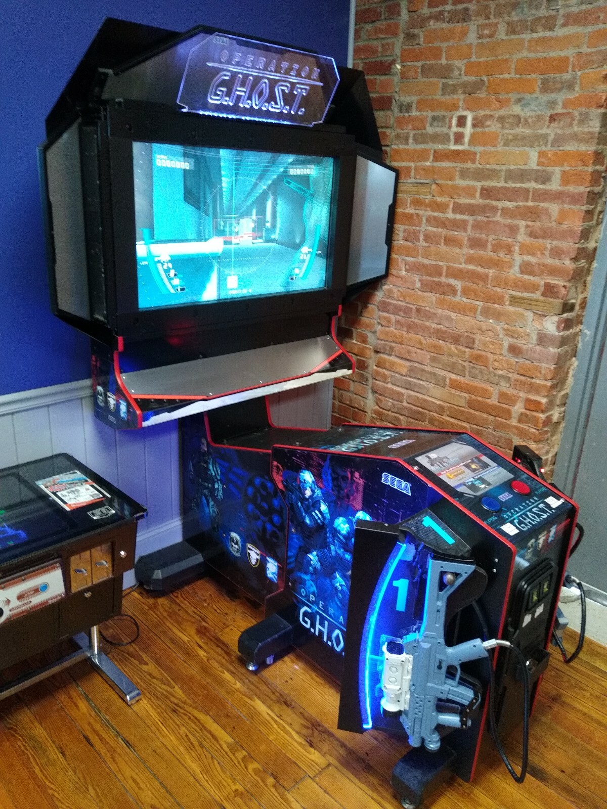 RARE Awesome 2010 Sega OPERATION GHOST video arcade gun game – FREE SHIPPING