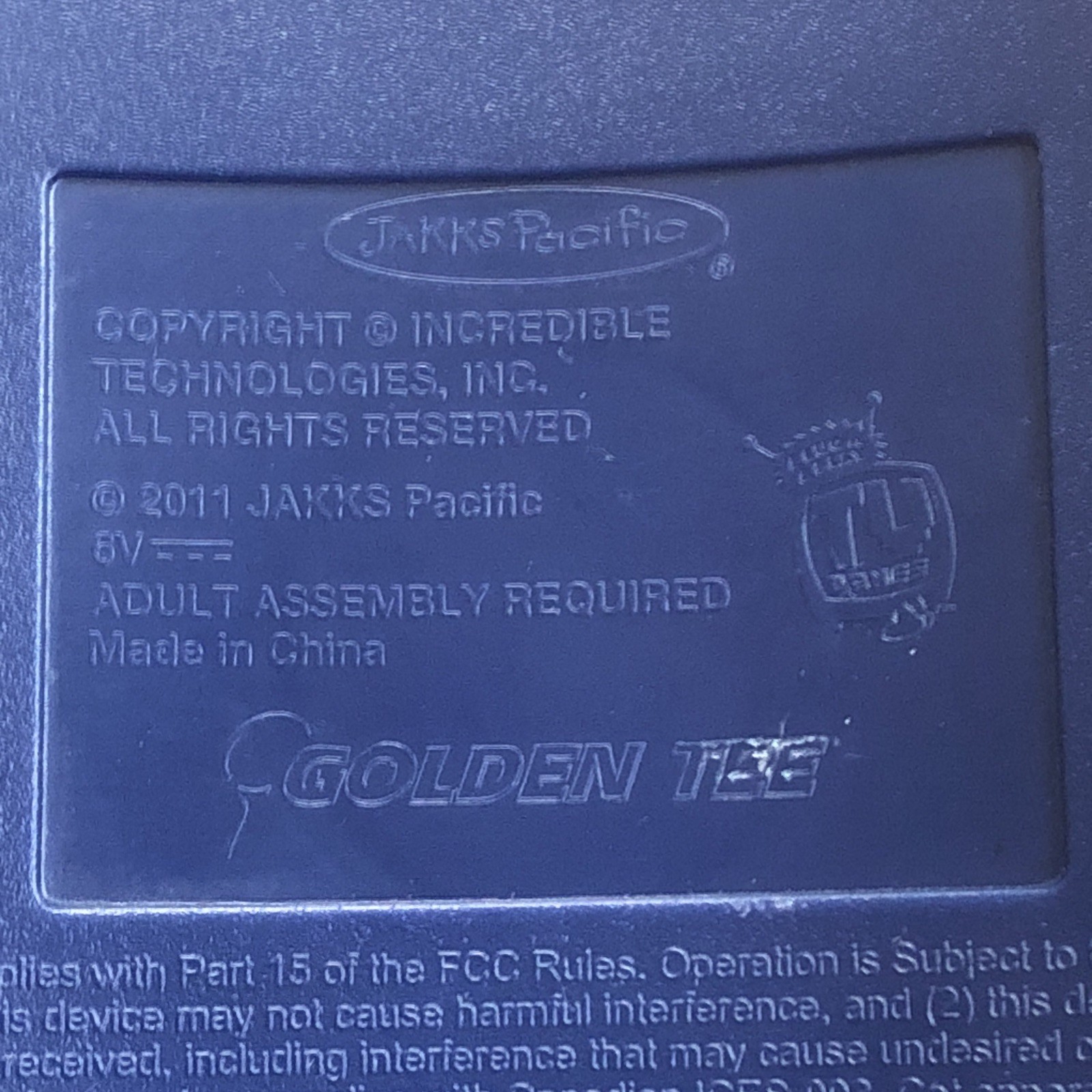Jakks Pacific Golden Tee Golf Plug & Play TV Arcade Game 2011 Trackball Tested
