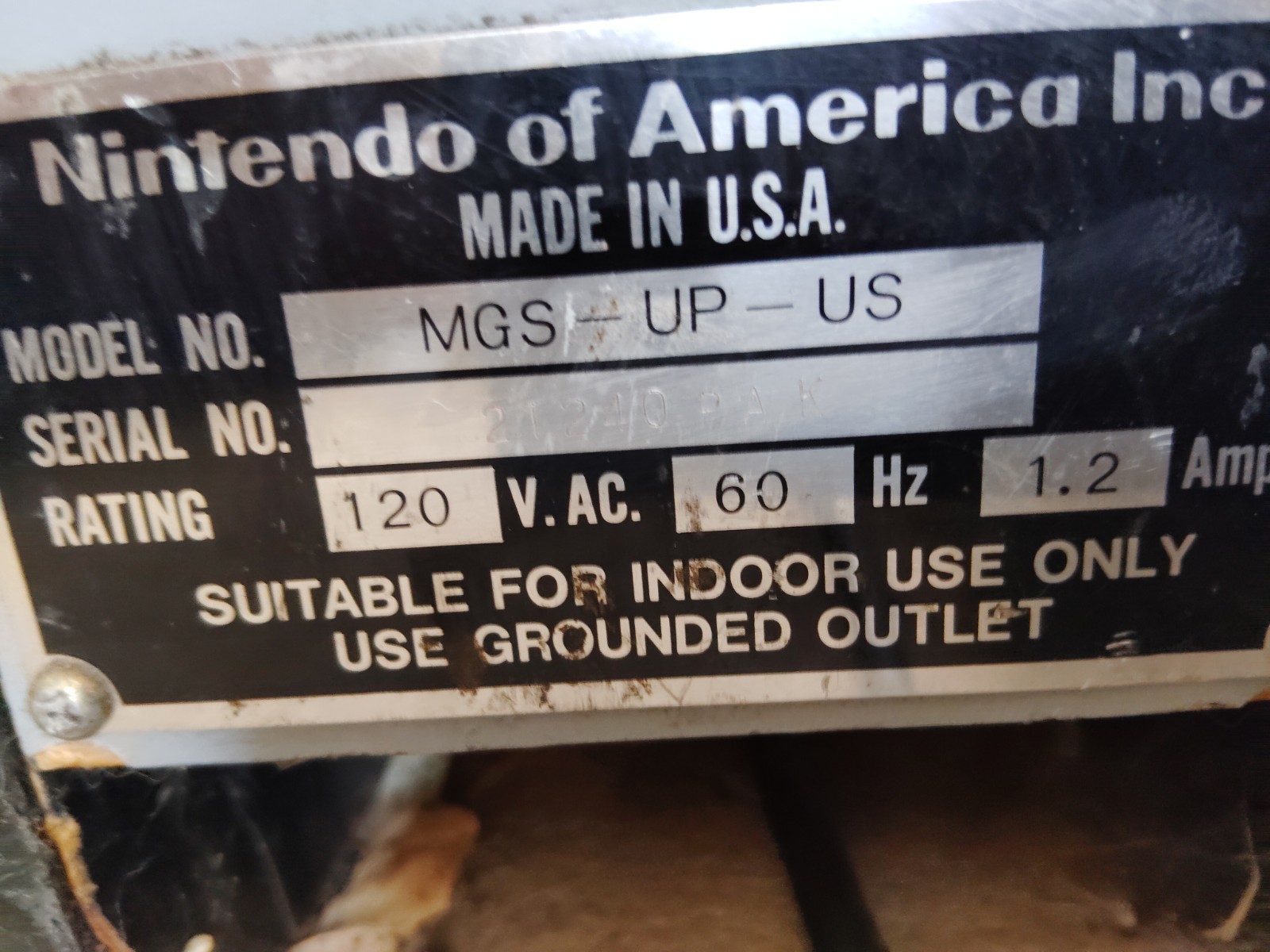 ULTRA RARE Super Mario Cabaret MINI Arcade Game ONLY 1 KNOWN FROM NINTENDO 1984
