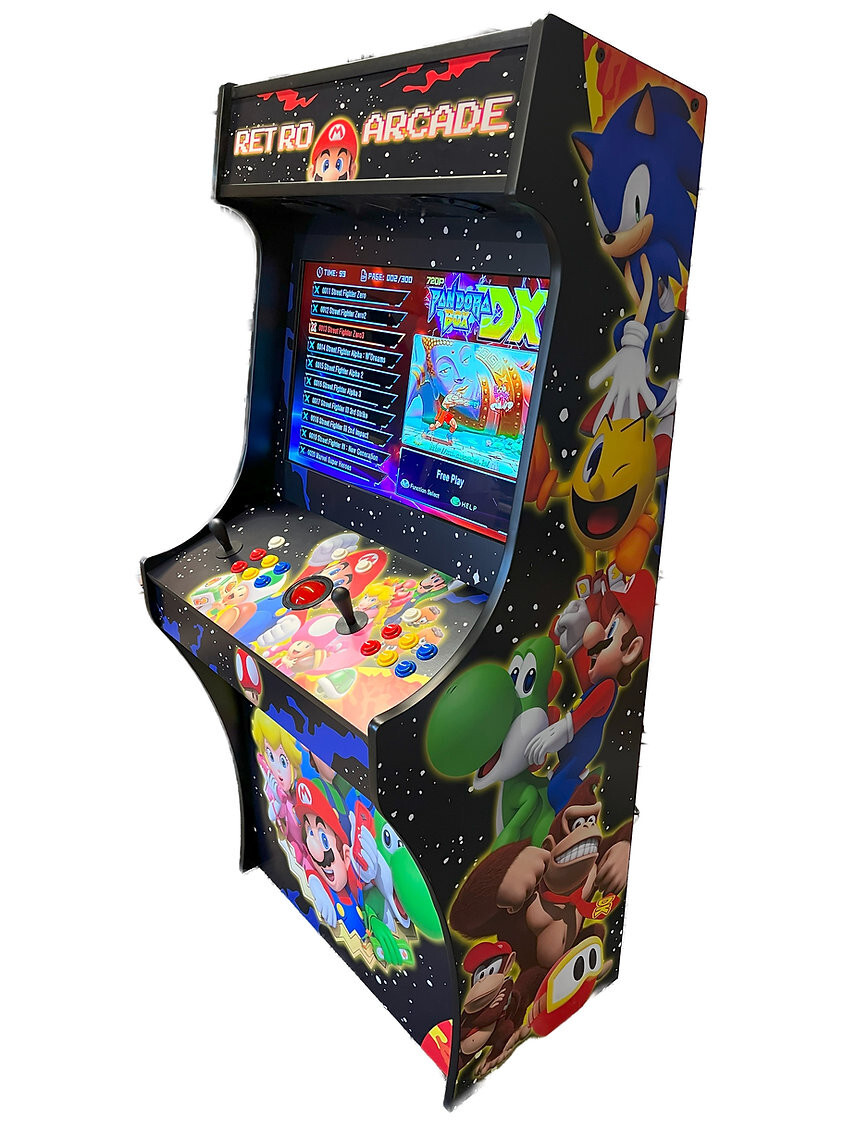 Two Player Upright Arcade With 10000 Games and Trackball