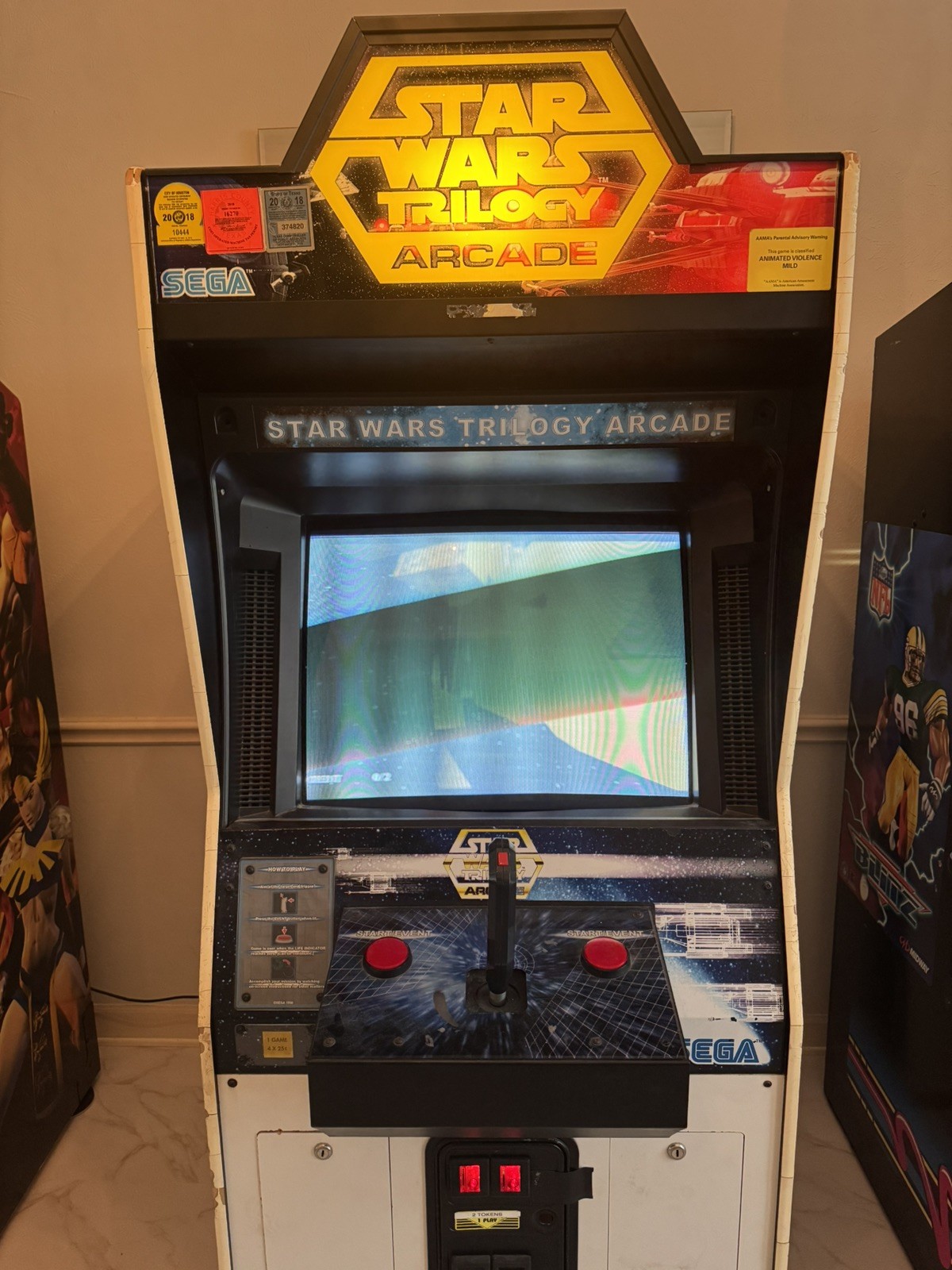 SEGA Star Wars Trilogy Arcade Machine