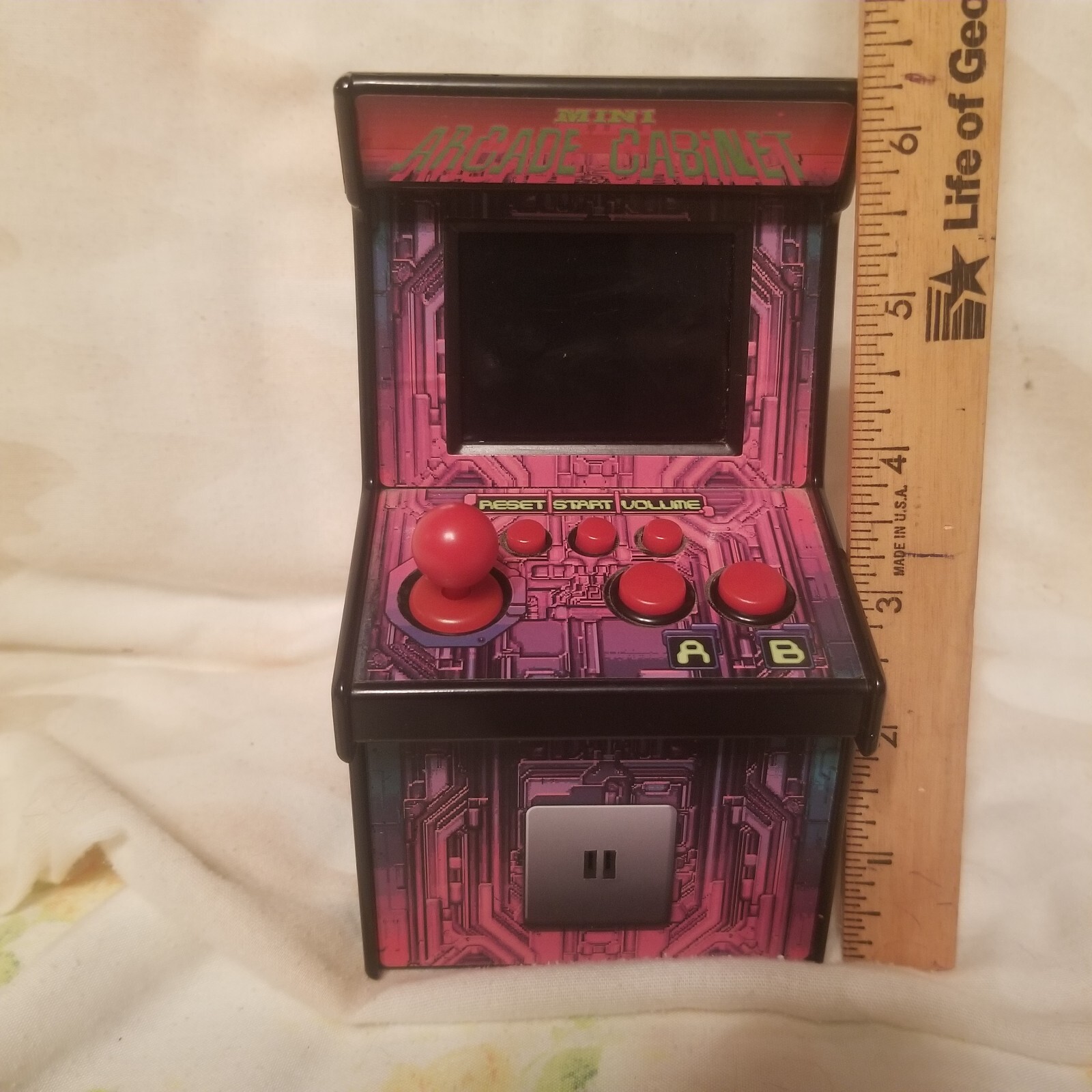 80s Arcade Game Console, 6″ tall, numerous games