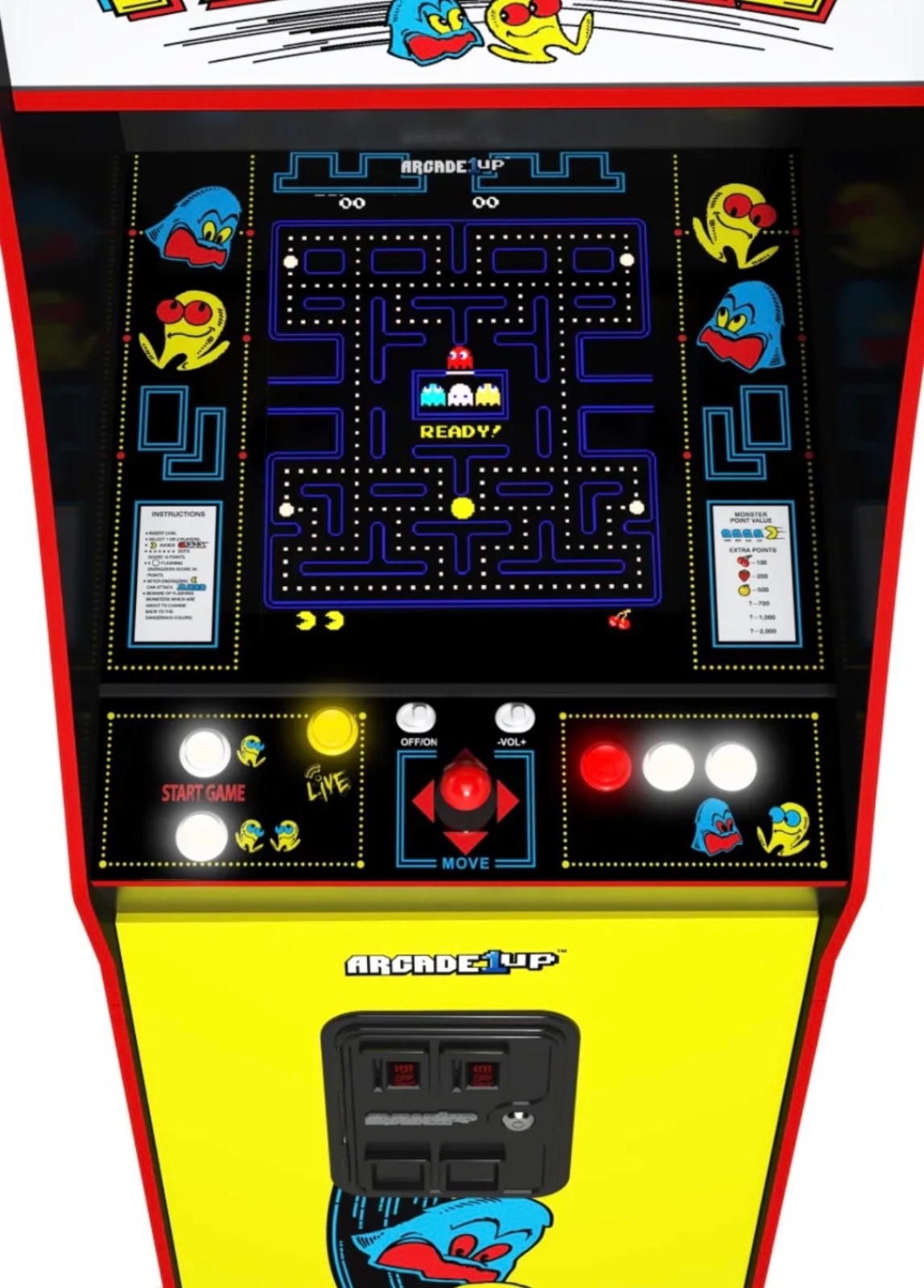 Limited Edition Arcade1Up XL PAC-MAN Cabinet – 14 Games – NEW – SEALED – RARE