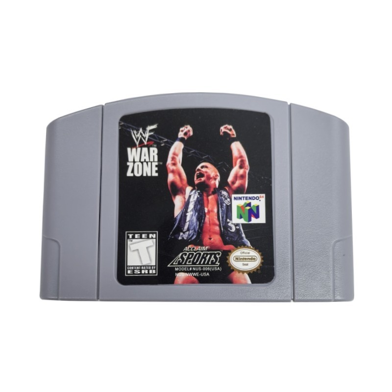 WWF War Zone Game Cartridge For Nintendo 64 Console USA Version Video Game