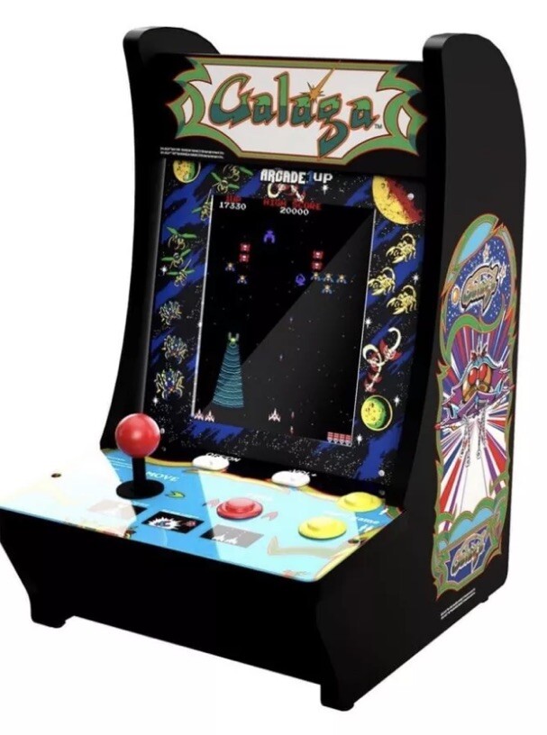 Arcade1Up Galaga Galaxian CounterCade 18.5”-BRAND NEW!