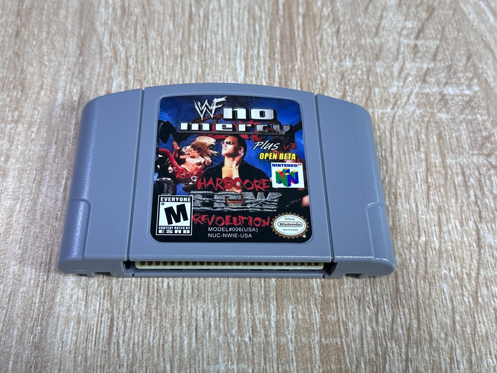 N64 Video Games WWF No Mercy Plus V3 Open Beta