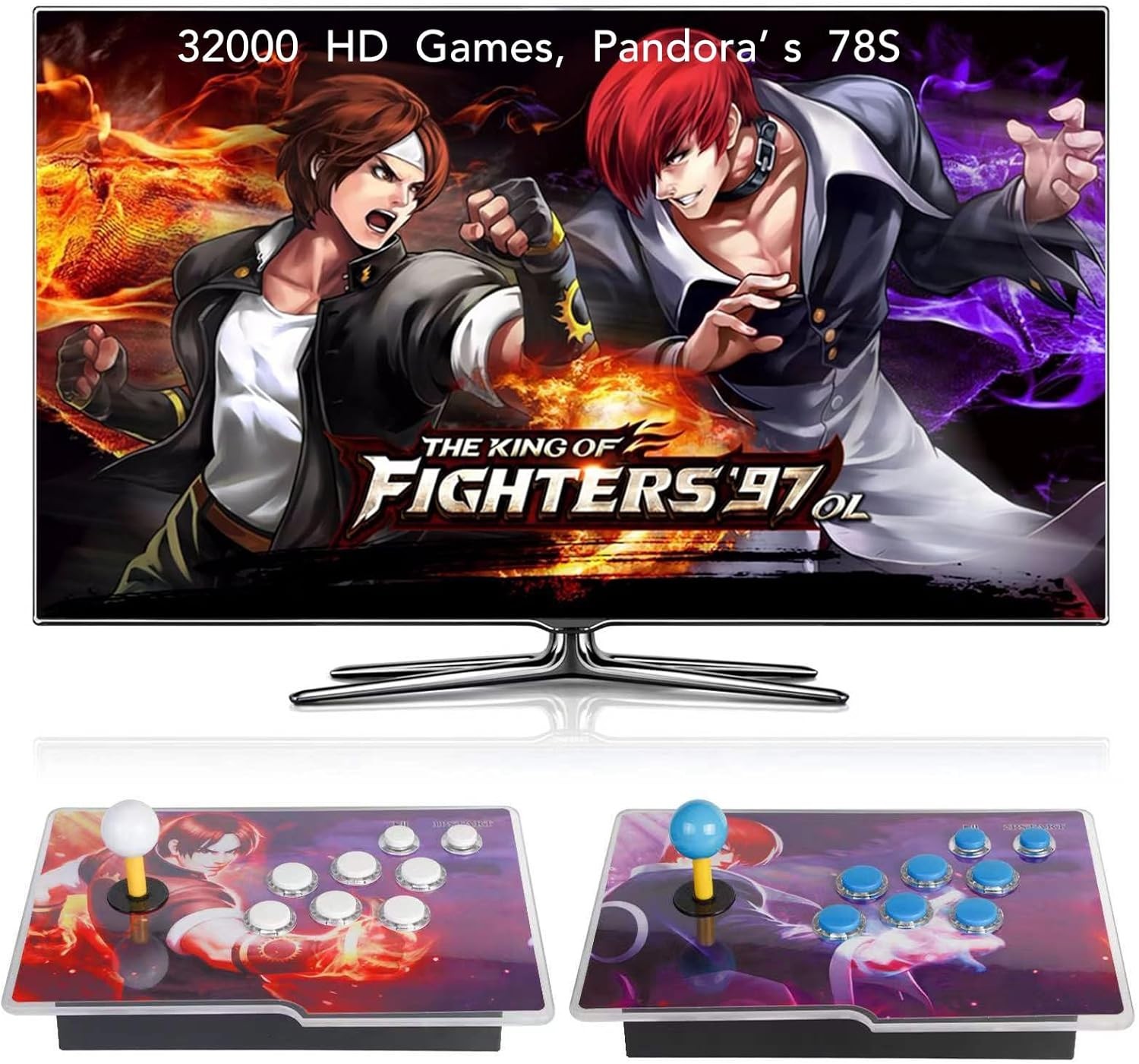 [28000 Game in 1] 50S Pandora Box Retro Games Arcade Game Console with Two Se…
