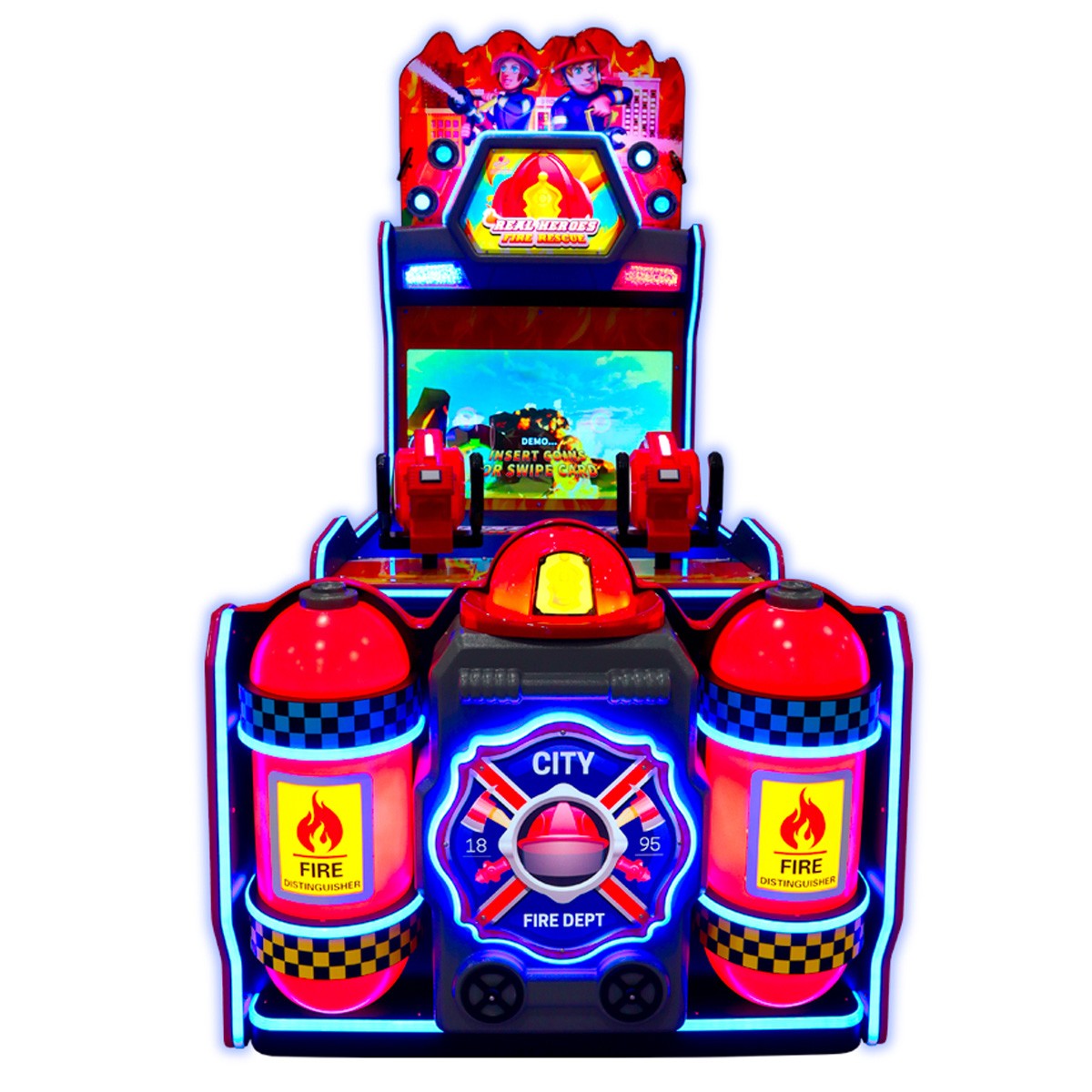 Coast to Coast Real Heroes Fire Rescue Ticket Redemption Arcade Game