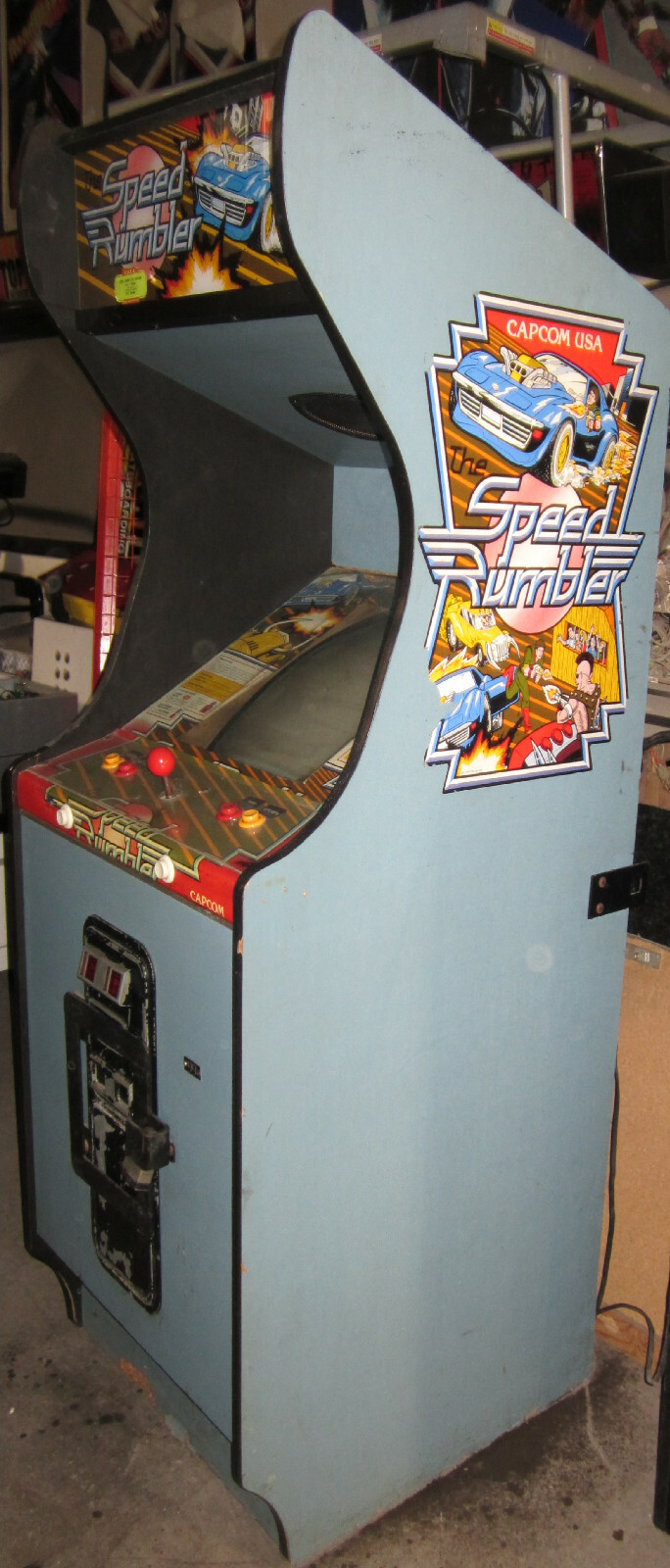SPEED RUMBLER ARCADE MACHINE by CAPCOM (Excellent Condition) *RARE*