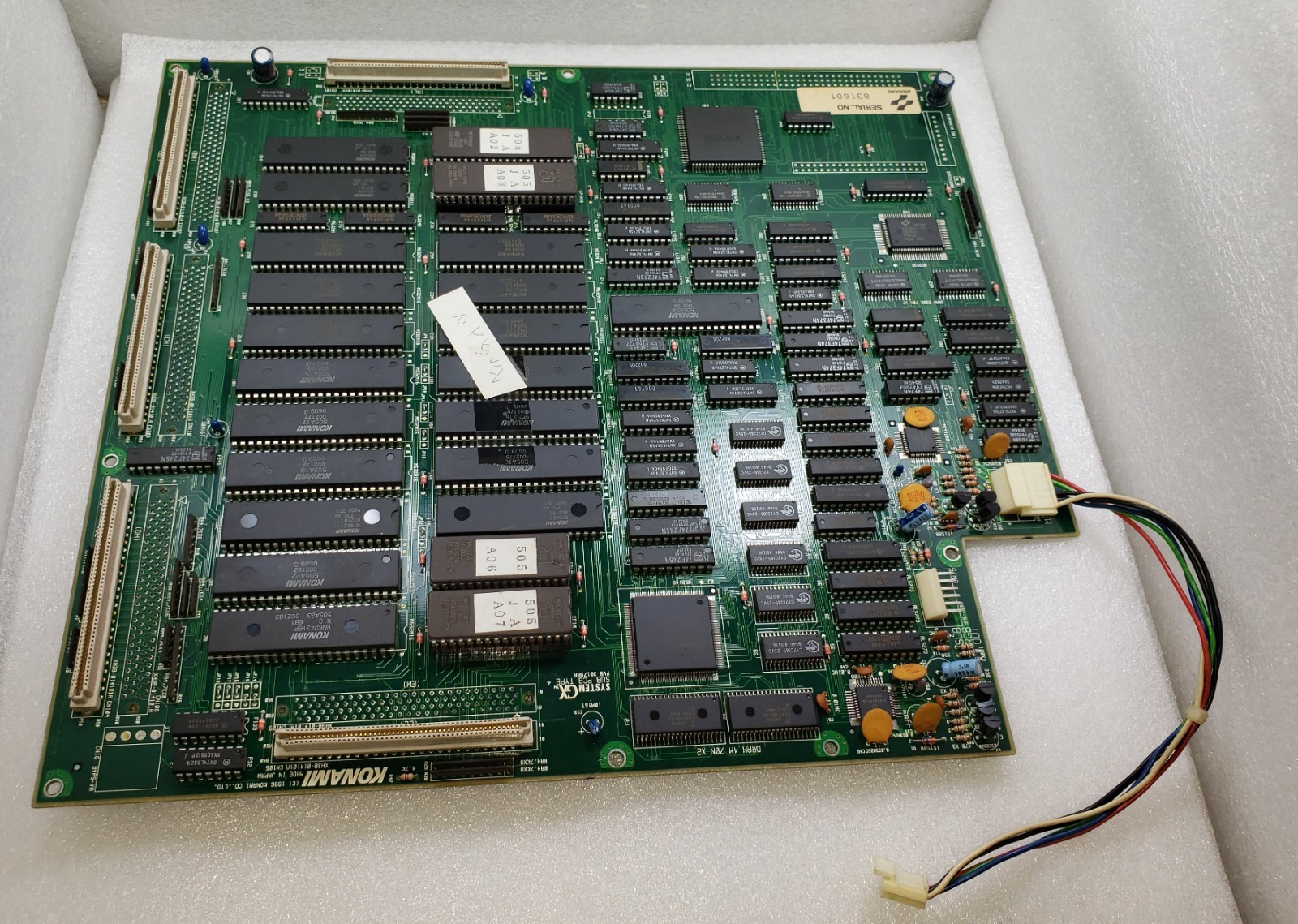 Konami System GX SUB PCB TYPE 4 PWB 301798A Video Arcade Game