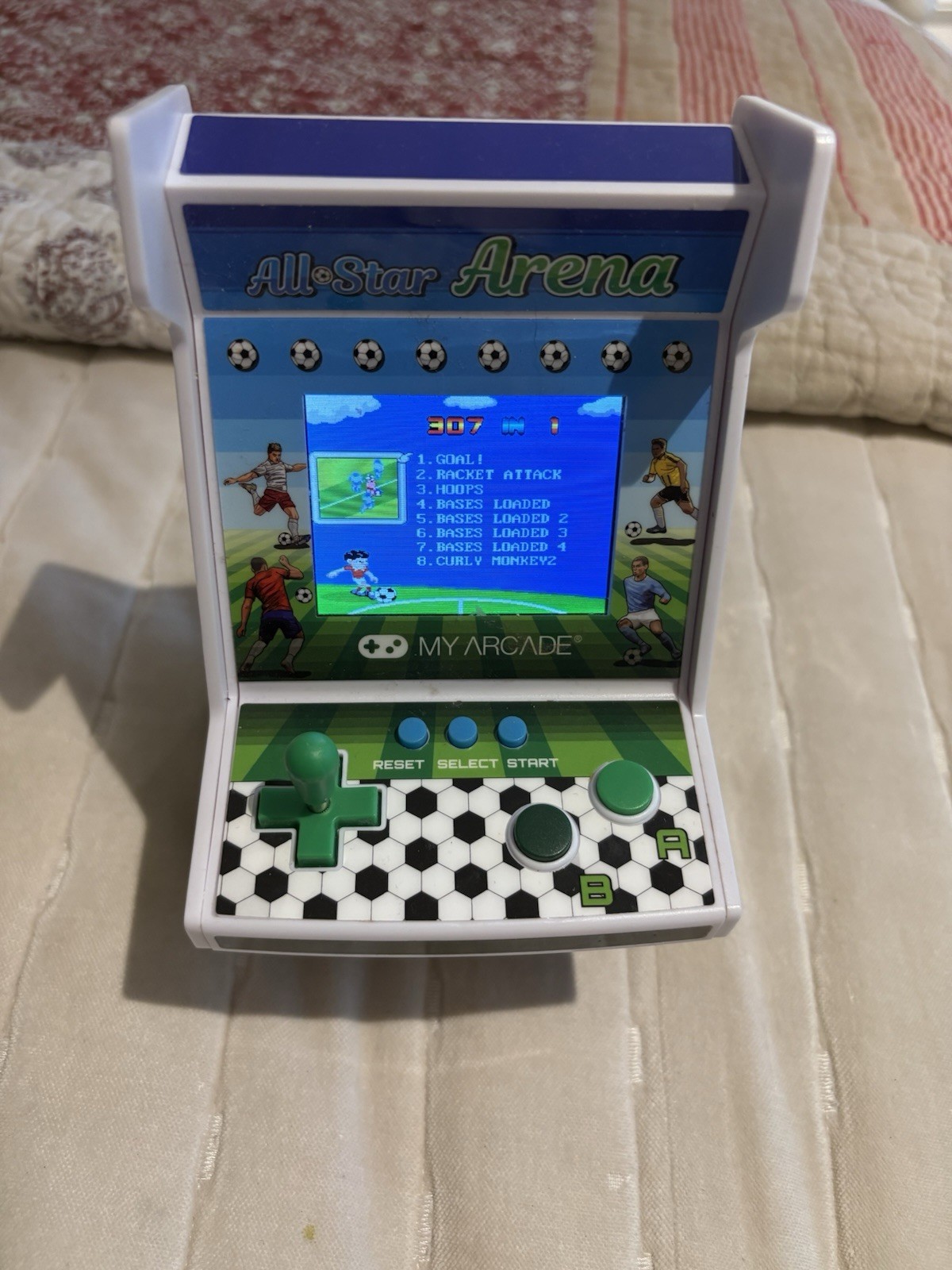 Jaleco MY ARCADE All Star Arena PICO Player 2″ Fully Playable 100+ Games NIB