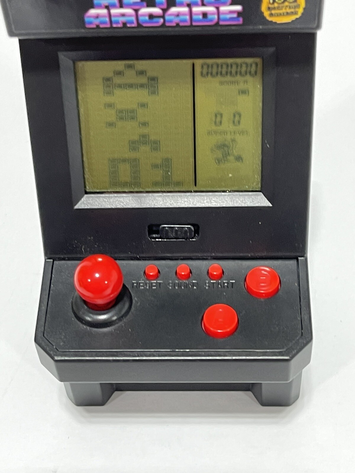 Retro Arcade 100 Exciting Games Mini Plastic Game Machine