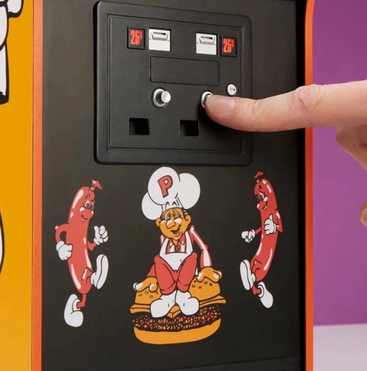 NEW Burger Time Quarter Size Arcade Cabinet 1/4 Scale Data East Official