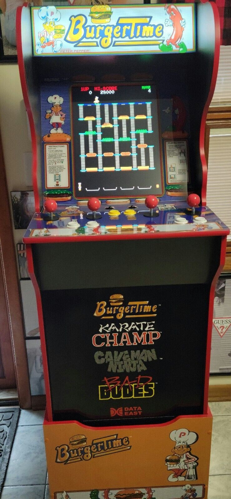 Arcade1up – Burger Time – Screw Hole Caps/Covers