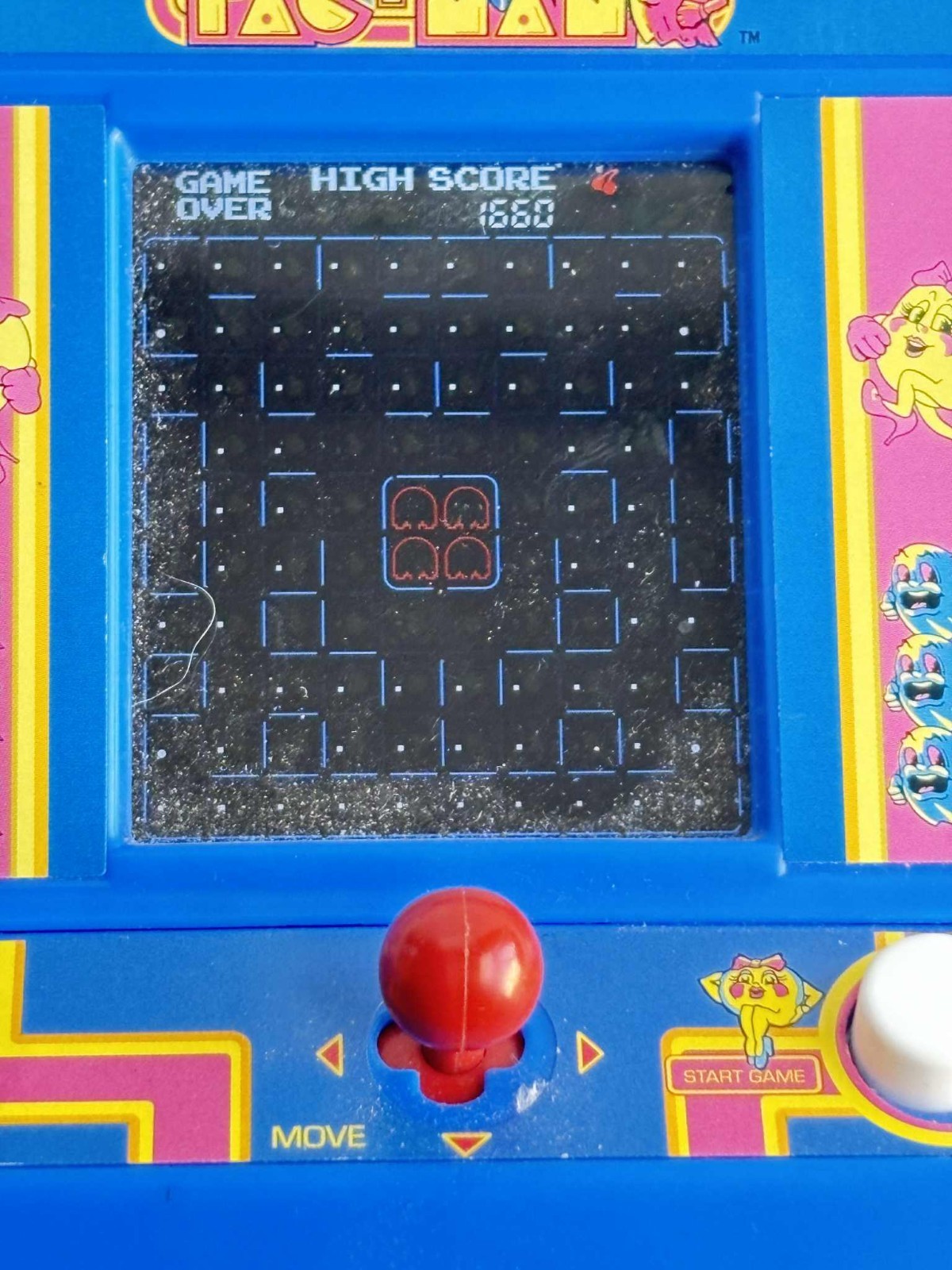 Ms. Pac-man Handheld Retro Mini Arcade Game 2018 Bandai Namco Works!