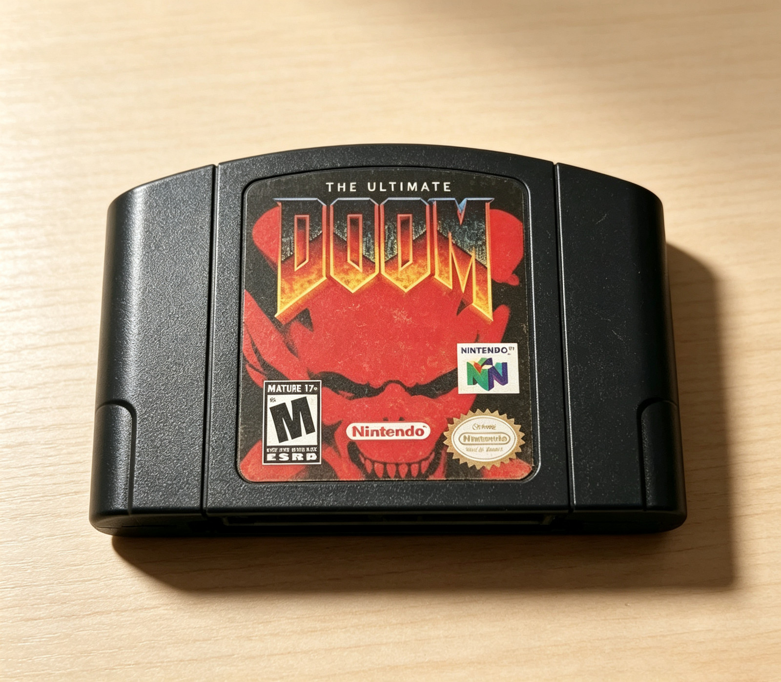 US shipping For Nintendo 64 The Ultimate Doom Black Video Game
