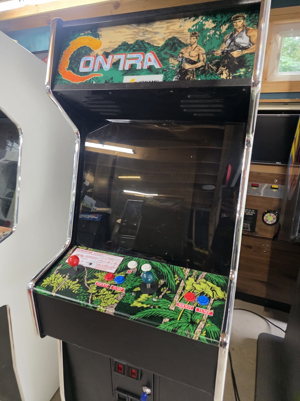 Contra Arcade Restored, nice ! Will Ship!
