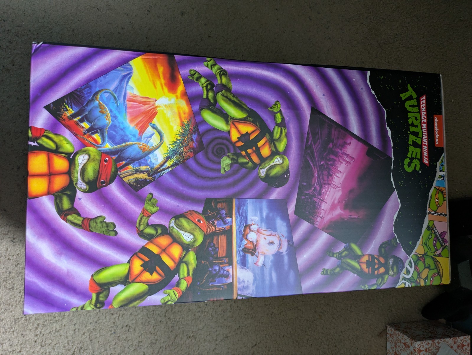 Box ONLY for Quarter Arcades Teenage Mutant Ninja Turtles in Time Arcade Game