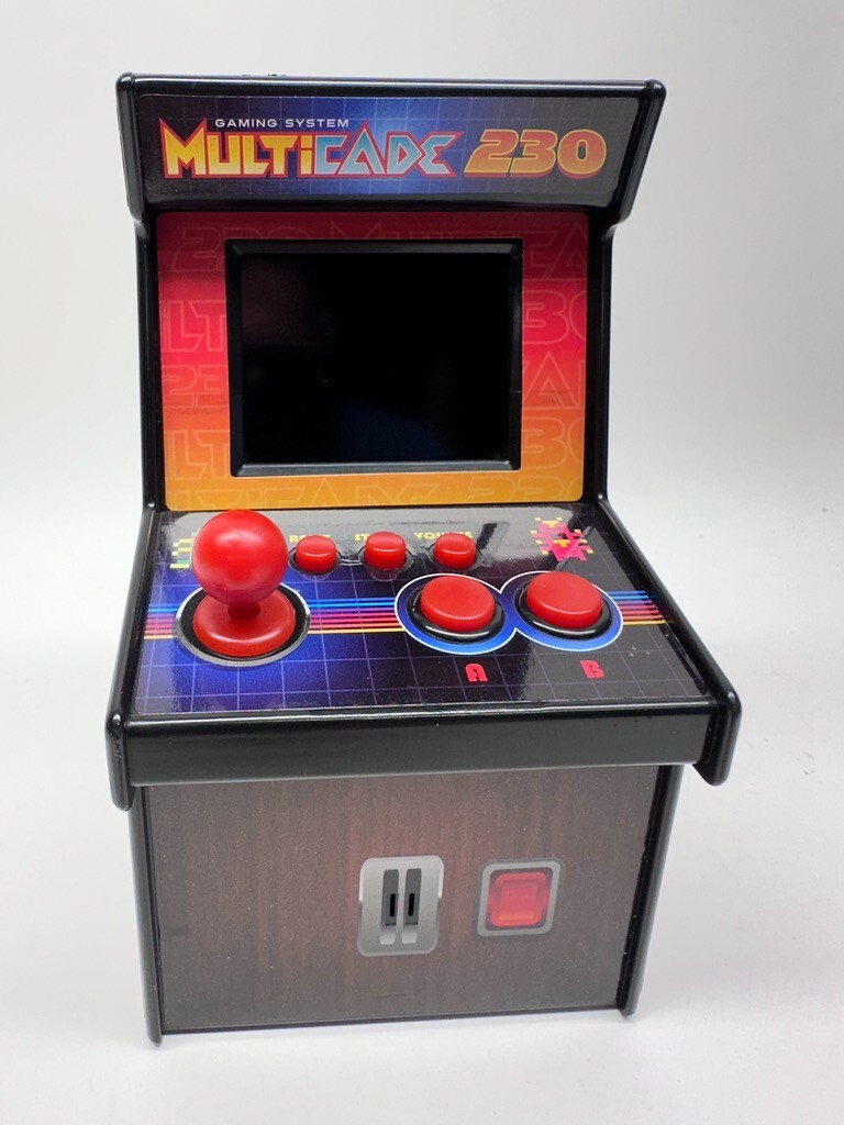 Multicade 230 Sound Logic XT Mini Retro Arcade Video Game Machine – works. EUC